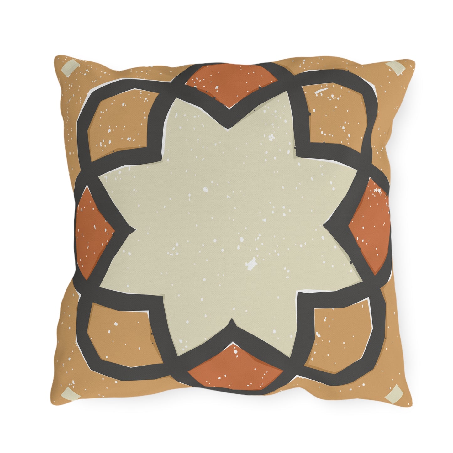 Tribal Design Rustic Goose Stylish Outdoor Pillow for Cozy Settings, Garden Decor, Boho Patio Accessories, Spring/Summer Vibes, Gift for Nature Lovers