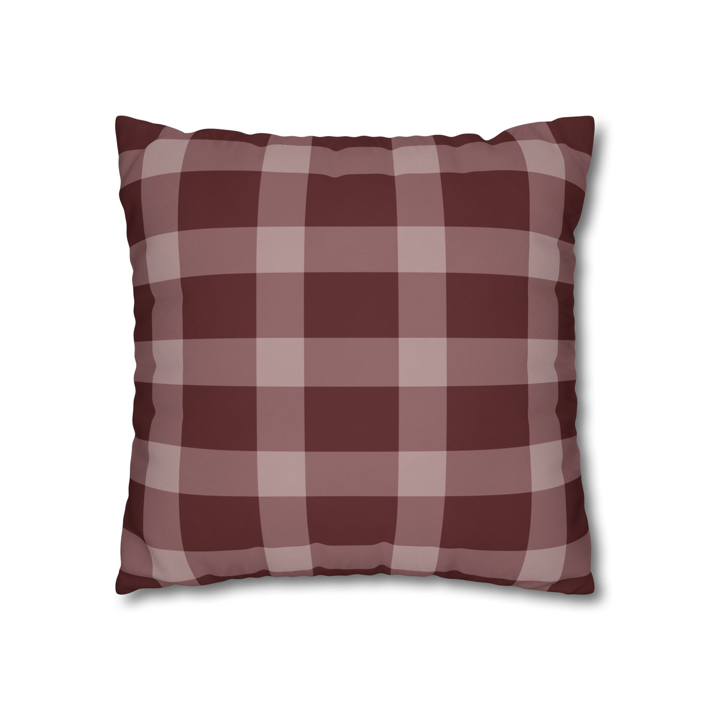 Rustic Checkered Pillowcase, Cozy Home Decor, Farmhouse Style Cushion Cover, Stylish Living Room Accessory, Gift for Weddings, Housewarming