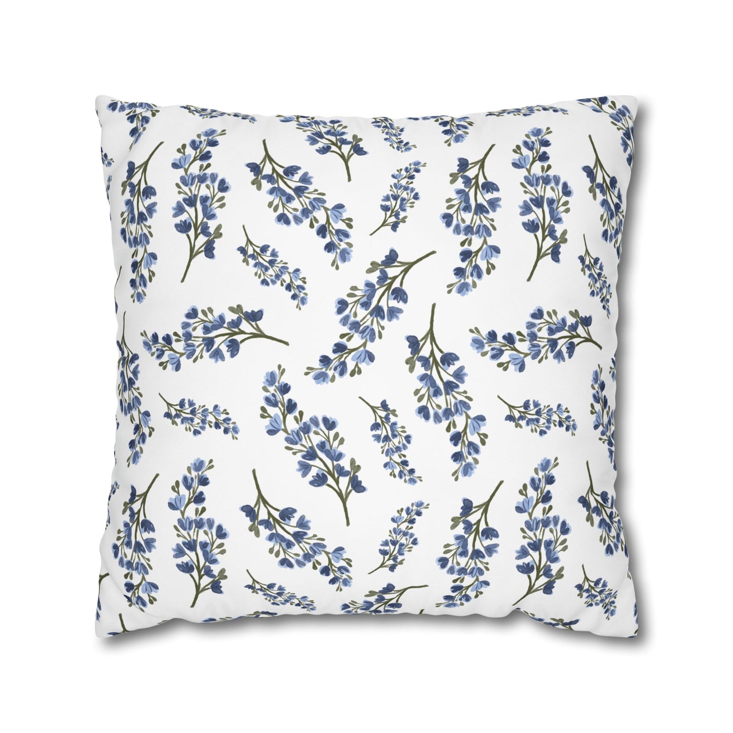 Floral Patterned Throw Pillowcase, Square Decor, Home Accent, Living Room Cushion, Gift for Homeowners, Cozy Decor