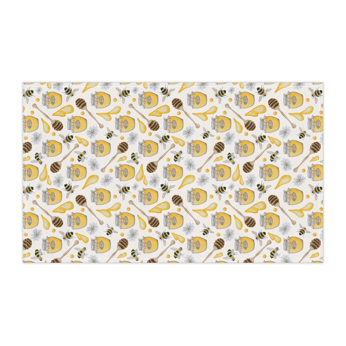 Honeybee Garden Cotton Tea Towel