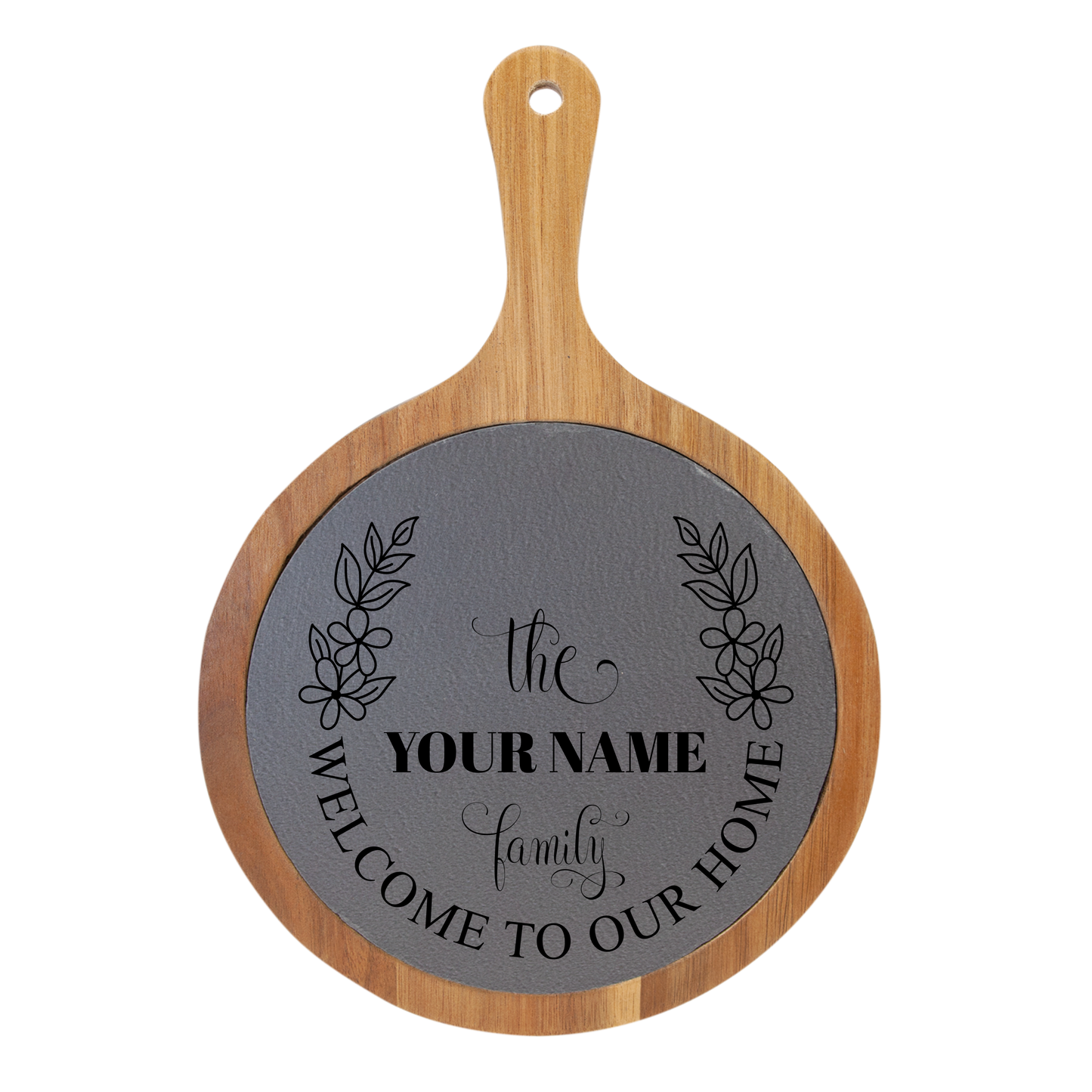 Personalized Charcuterie Board, Custom Serving Platter, Engraved Cheese Board, Unique Home Gift, Family Welcome Sign