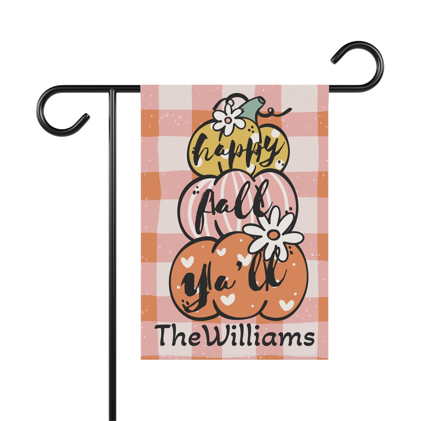 Autumn Garden Flag, Fall Decor, Seasonal Outdoor Banner, Thanksgiving Yard Sign, Happy Fall Y'all