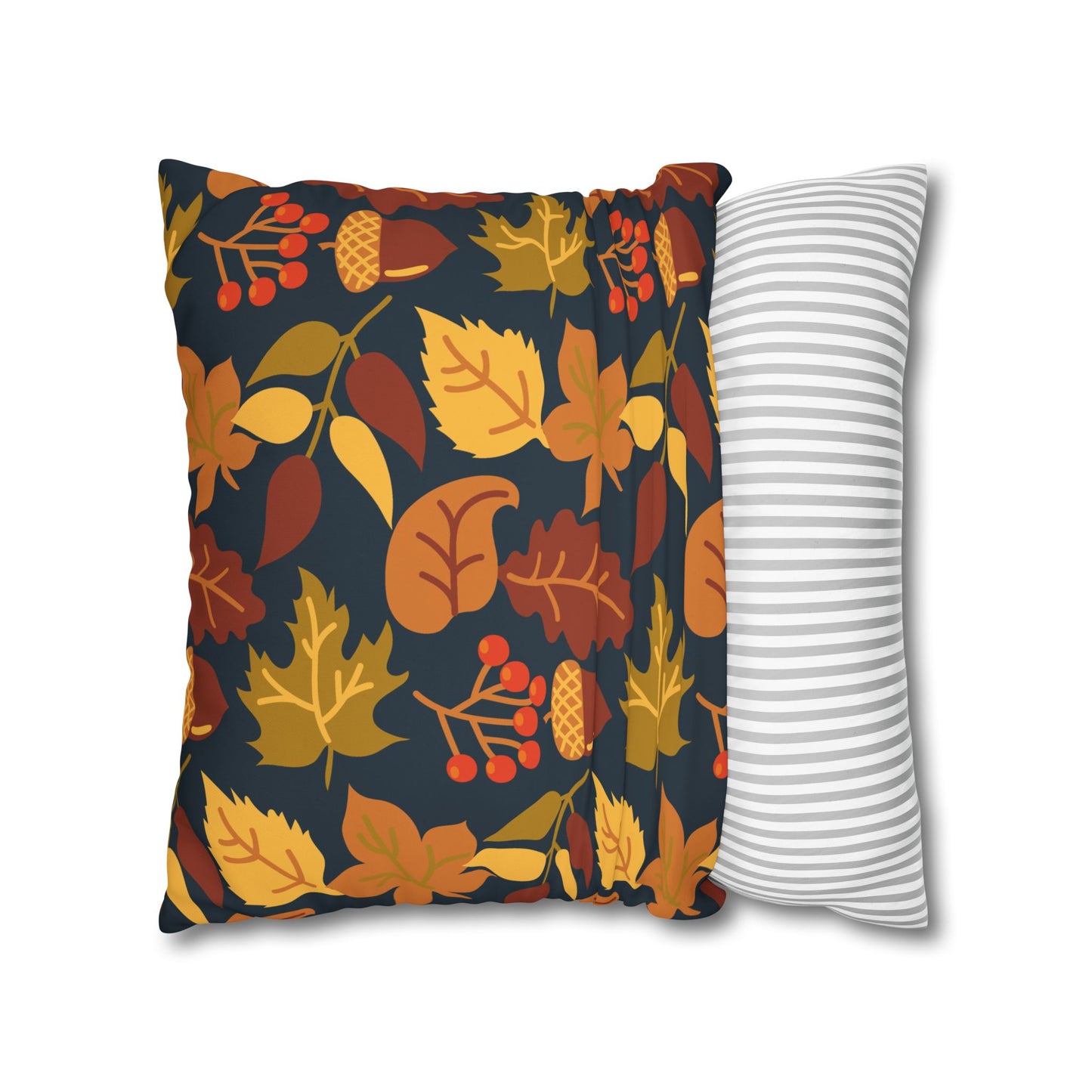 Autumn Leaf Decorative Pillowcase, Cozy Fall Decor, Harvest Home Accent, Thanksgiving Gift, Seasonal Cushion Cover