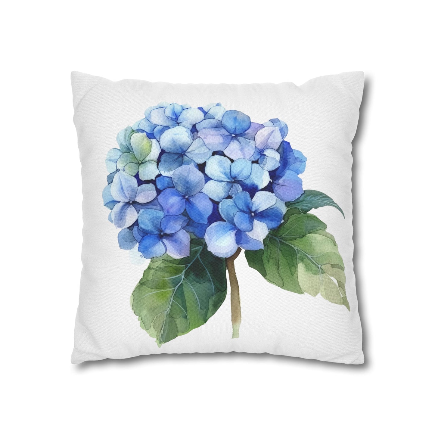 Floral Hydrangea Square Pillowcase - Cozy Home Decor