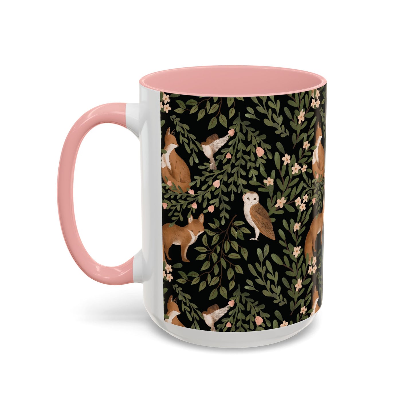 Mug - Little Fox and Owl Woodland Scene Coffee Cup