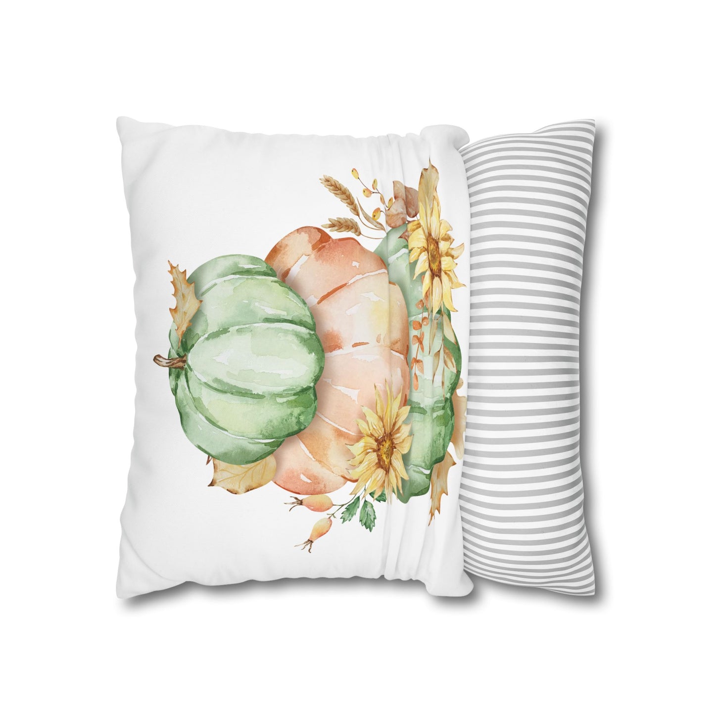Fall Pumpkin Decor Pillowcase, Cozy Autumn Throw Pillow, Farmhouse Cushion Cover, Seasonal Home Accent, Thanksgiving Gift