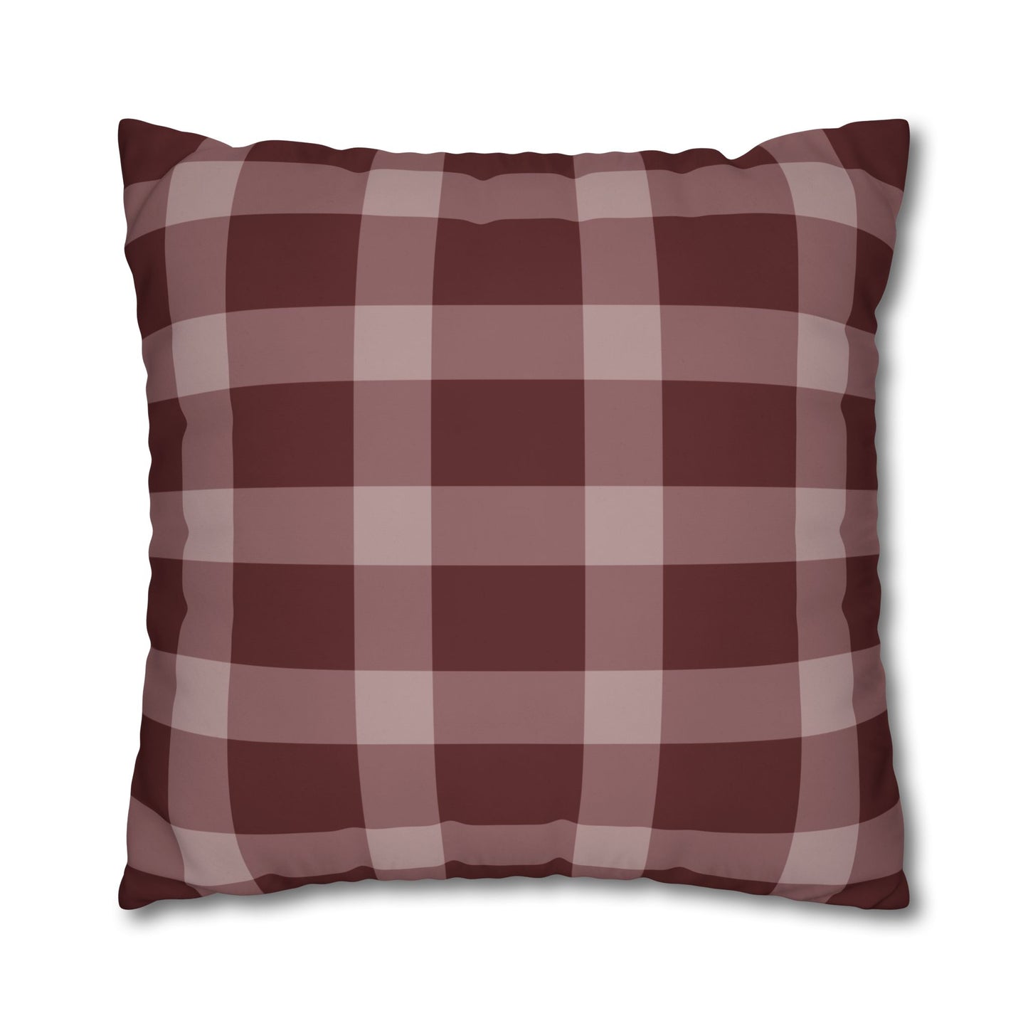 Rustic Checkered Pillowcase, Cozy Home Decor, Farmhouse Style Cushion Cover, Stylish Living Room Accessory, Gift for Weddings, Housewarming