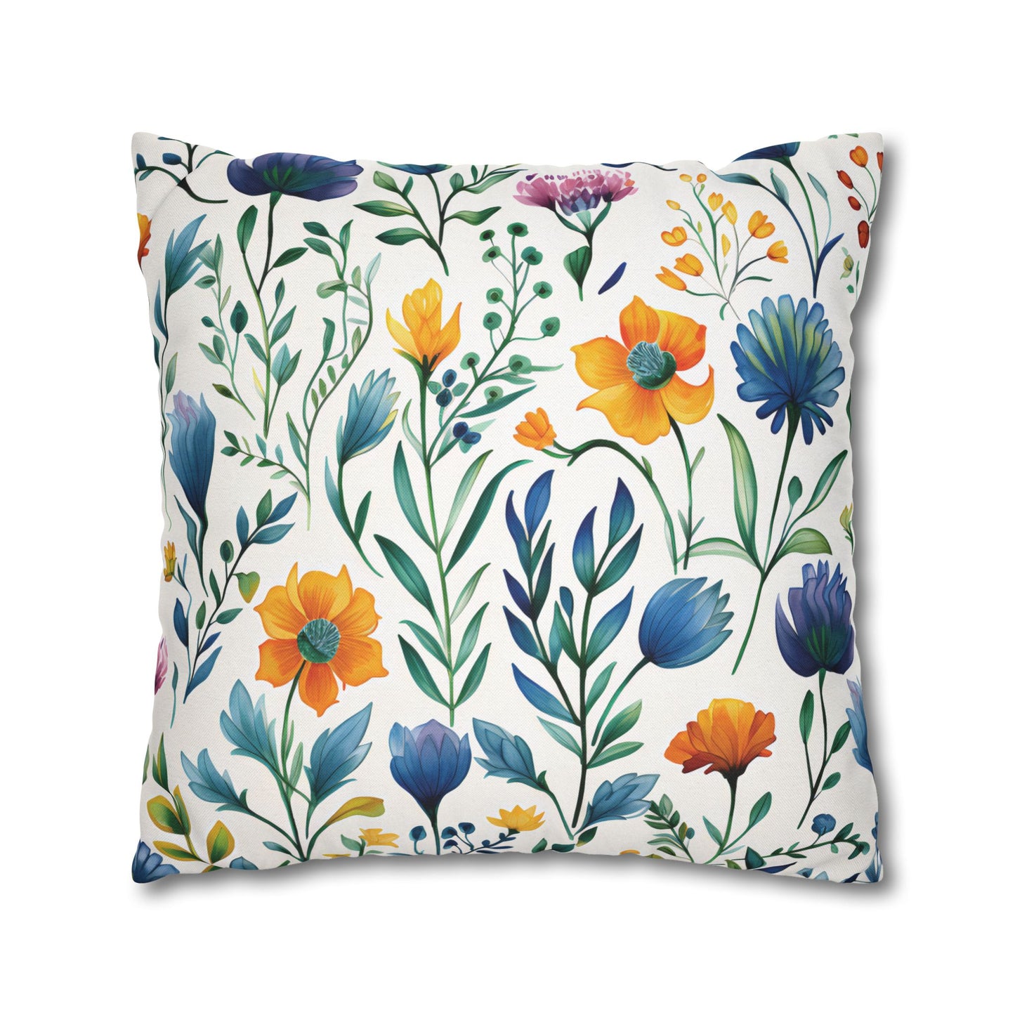 Turquoise and Blue Dragonfly Print Pillowcase, Decorative Cushion Cover, Home Decor, Gift for Nature Lovers, Boho Style, Cozy Living Room Accent