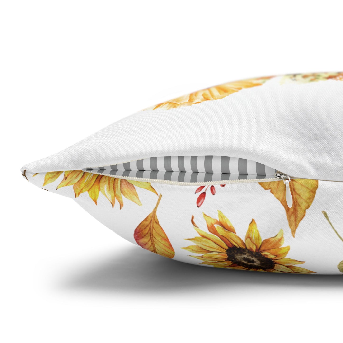 Floral Pumpkin Pillowcase, Cozy Home Decor, Fall Decor, Harvest Celebration, Thanksgiving Gift, Floral Accent Pillow