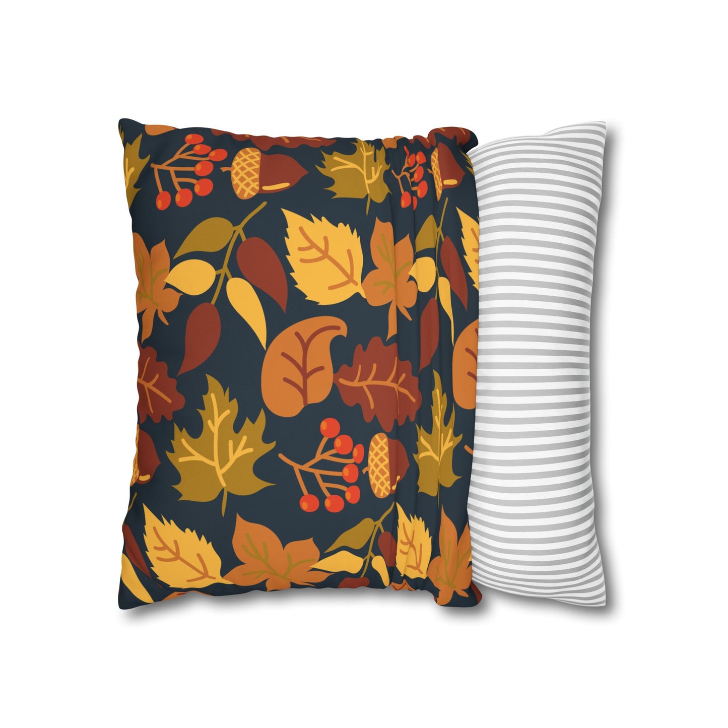 Autumn Leaf Decorative Pillowcase, Cozy Fall Decor, Harvest Home Accent, Thanksgiving Gift, Seasonal Cushion Cover