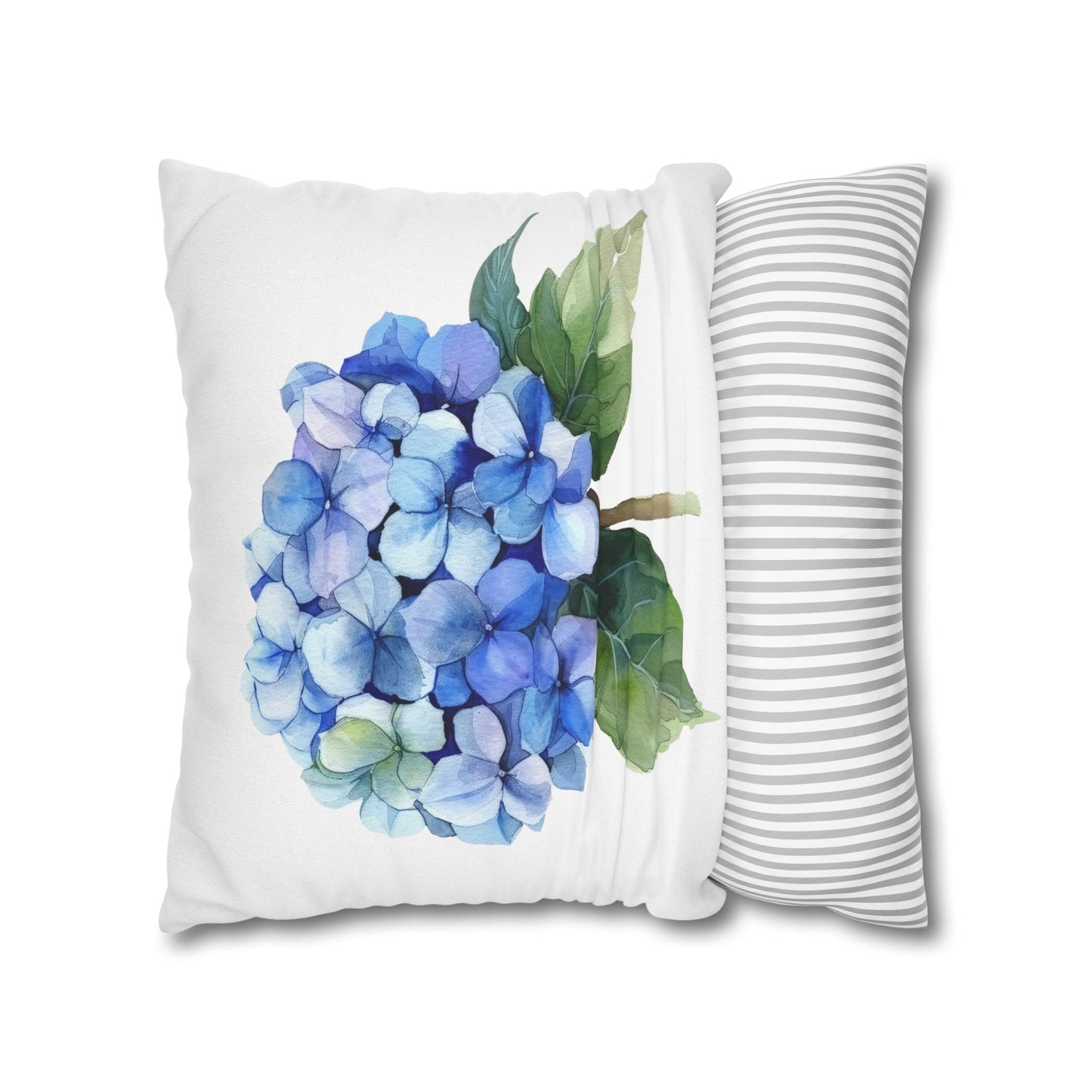 Floral Hydrangea Square Pillowcase - Cozy Home Decor