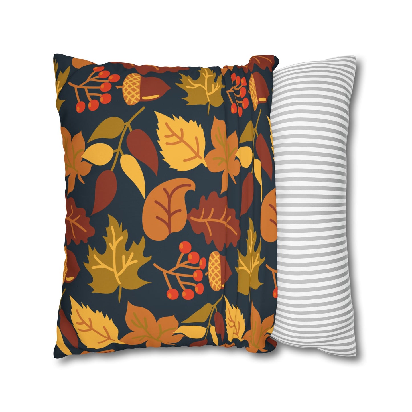 Autumn Leaf Decorative Pillowcase, Cozy Fall Decor, Harvest Home Accent, Thanksgiving Gift, Seasonal Cushion Cover