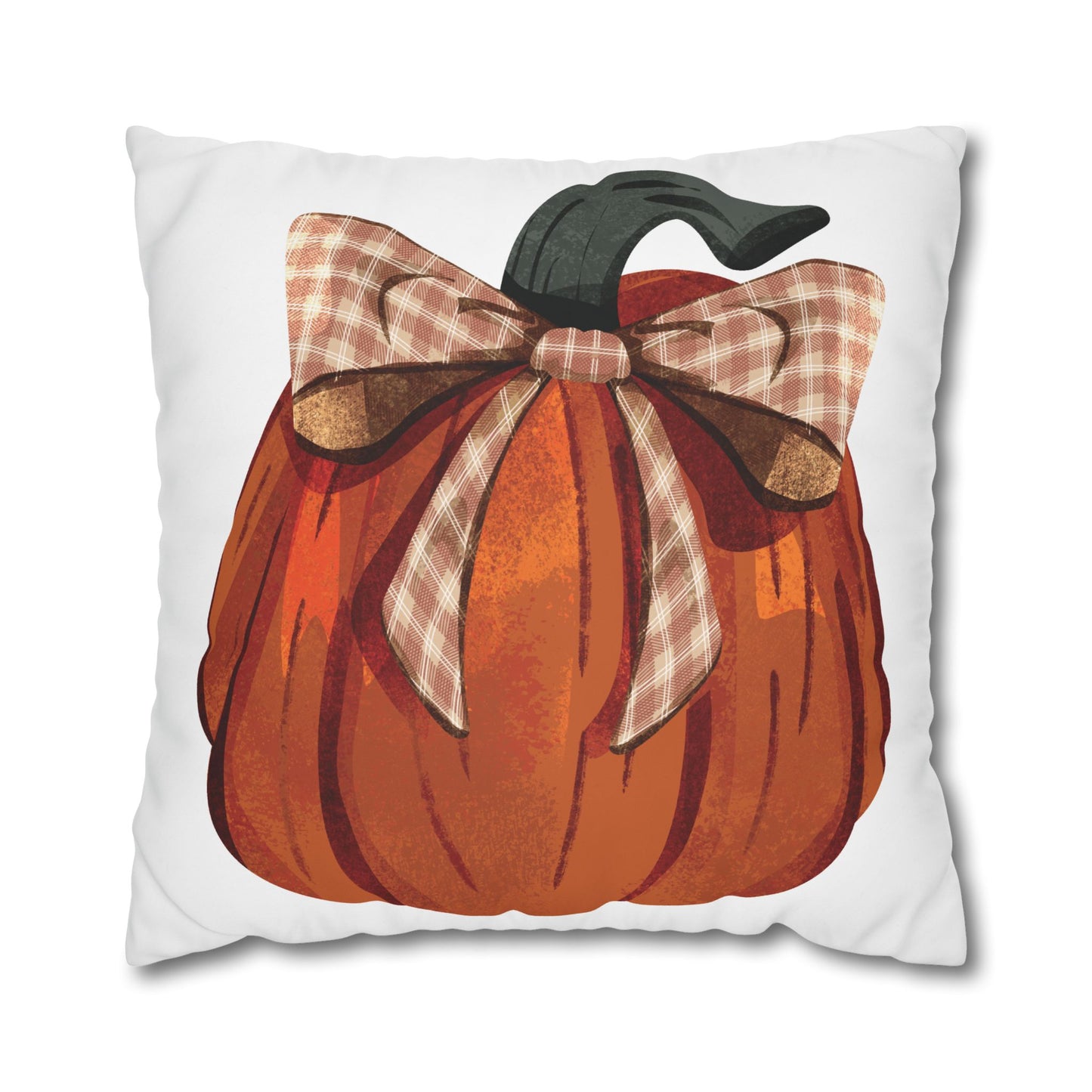 Cozy Fall Pumpkin Pillowcase | Autumn Decor, Thanksgiving Gift, Seasonal Home Accent, Farmhouse Style, Decorative Cushion Cover
