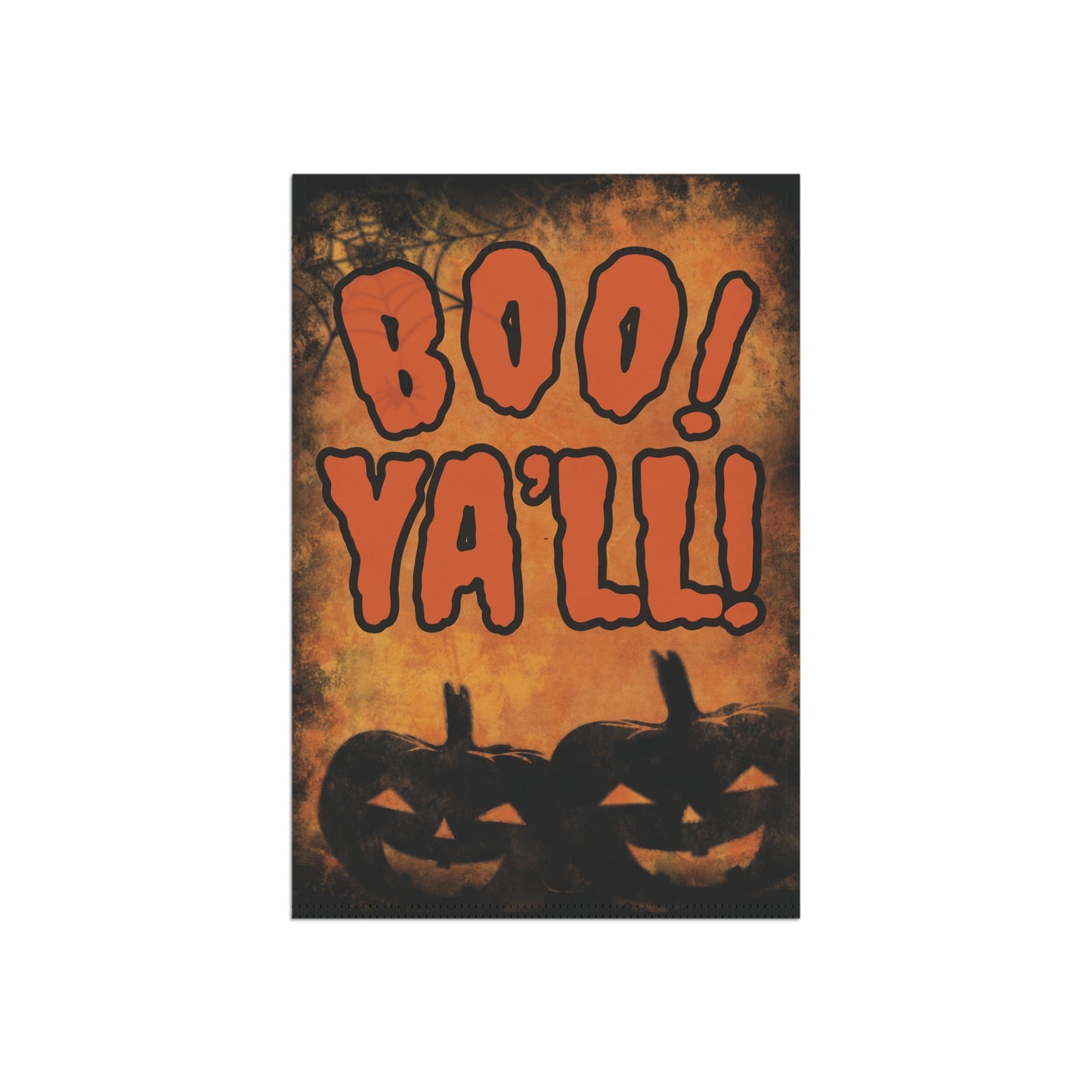 Boo Ya'll ! Halloween Garden Banner - Spooky Outdoor Decor for Fall, Yard Sign, Halloween Party Decor, Trick or Treat Display