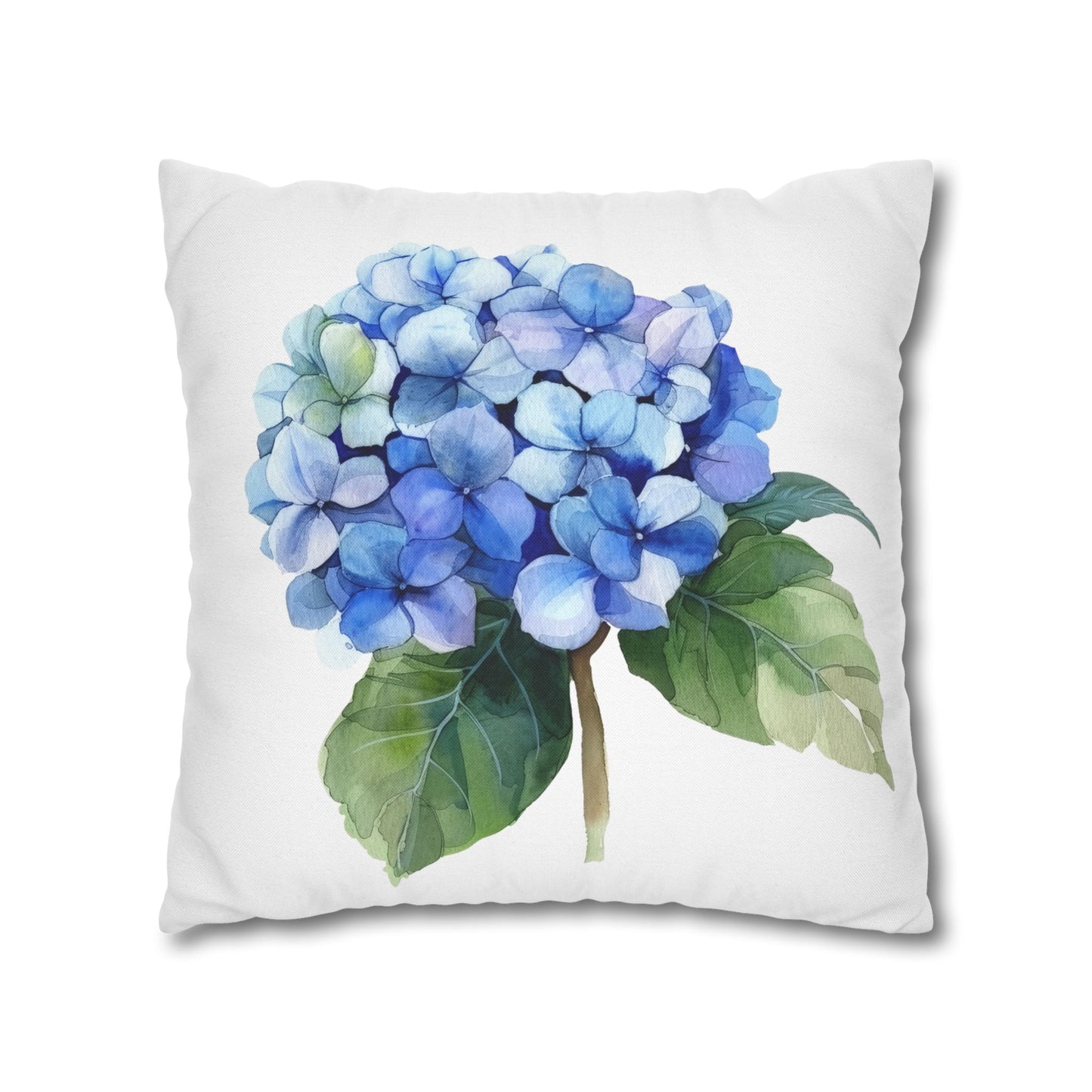 Floral Hydrangea Square Pillowcase - Cozy Home Decor