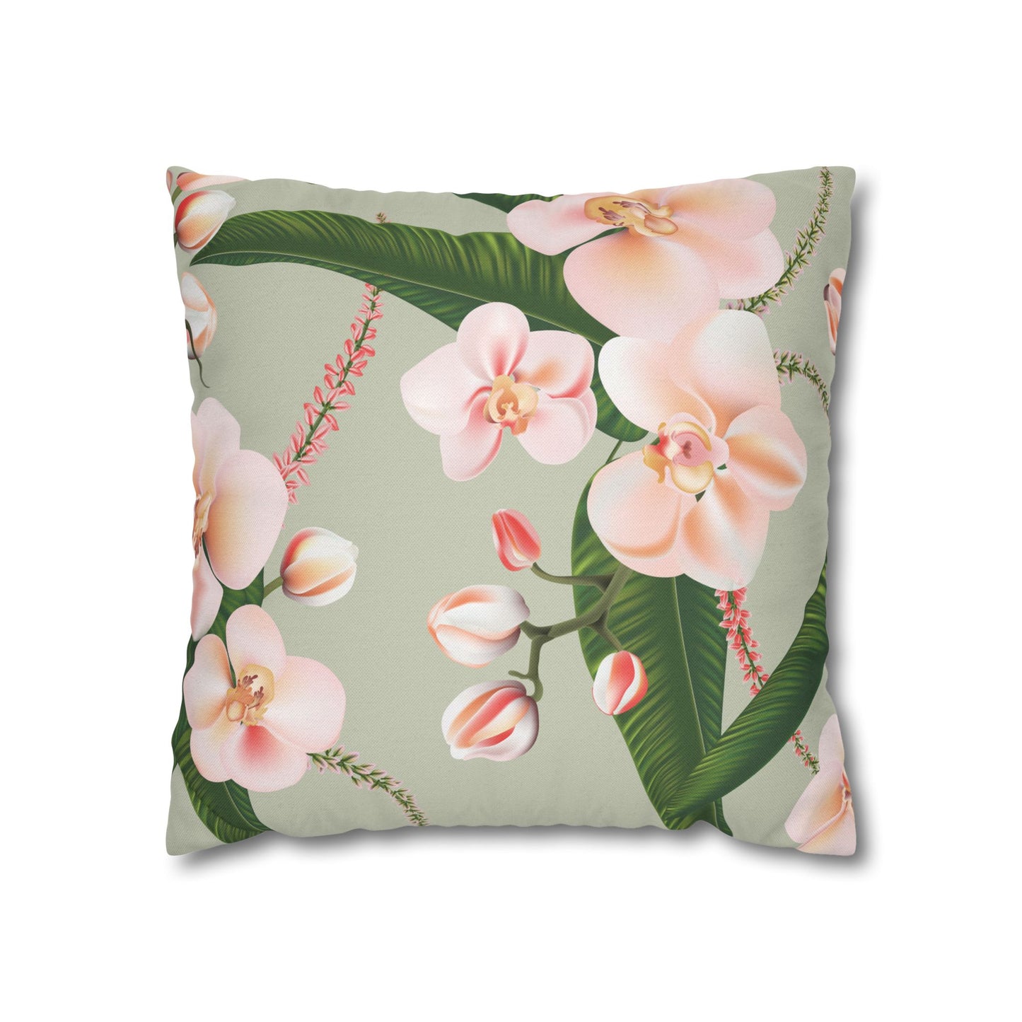 Floral Decorative Pillowcase | Cozy Home Accent, Gift for Flower Lovers, Spring Decor, Tropical Vibes, Easy Home Makeover