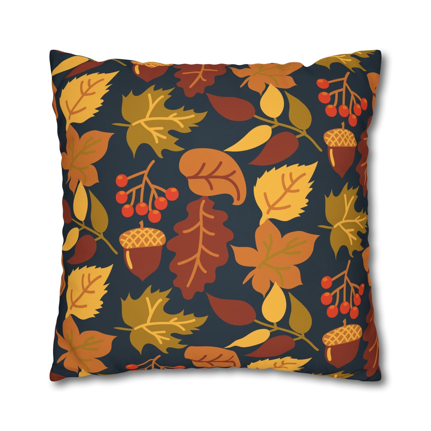 Autumn Leaf Decorative Pillowcase, Cozy Fall Decor, Harvest Home Accent, Thanksgiving Gift, Seasonal Cushion Cover
