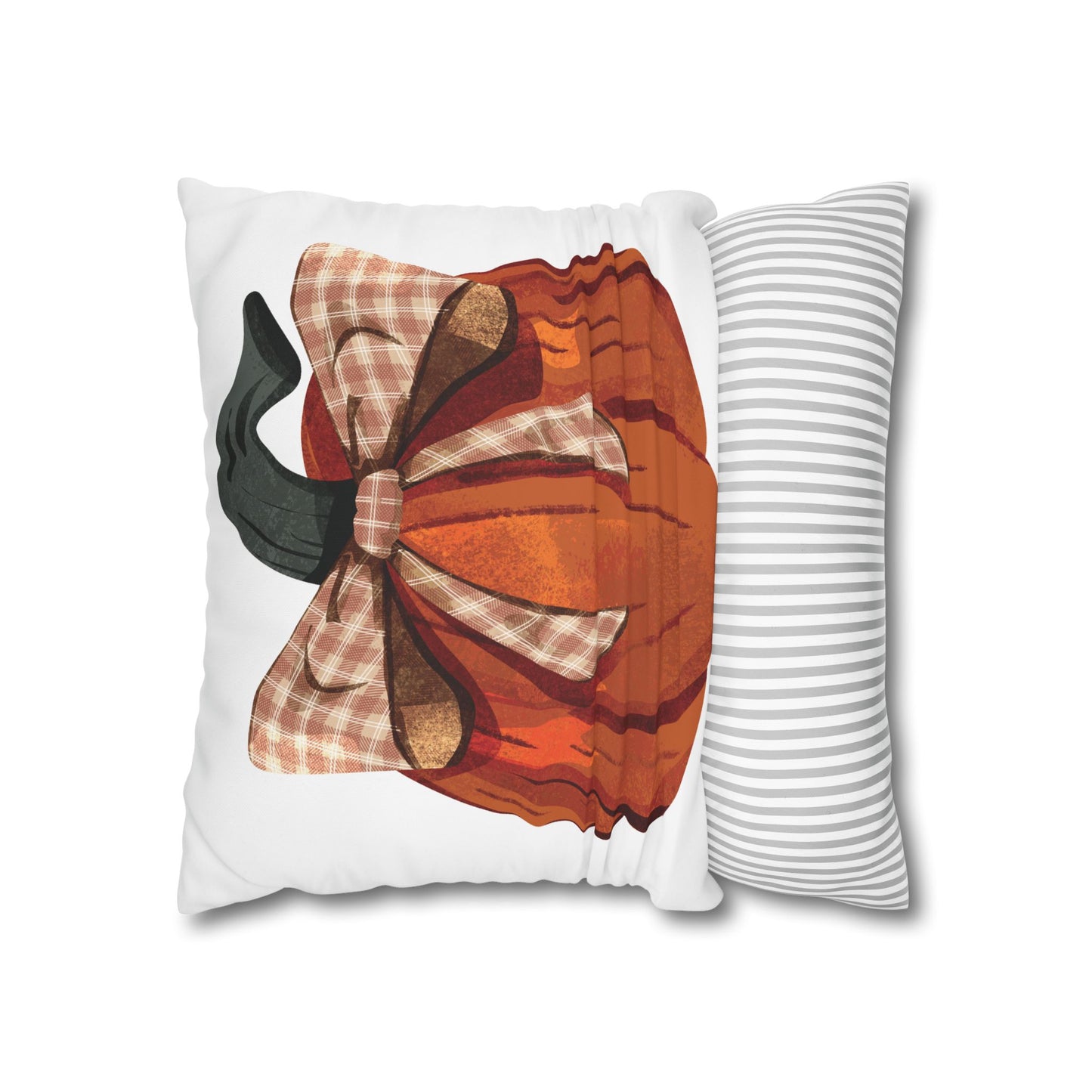 Cozy Fall Pumpkin Pillowcase | Autumn Decor, Thanksgiving Gift, Seasonal Home Accent, Farmhouse Style, Decorative Cushion Cover