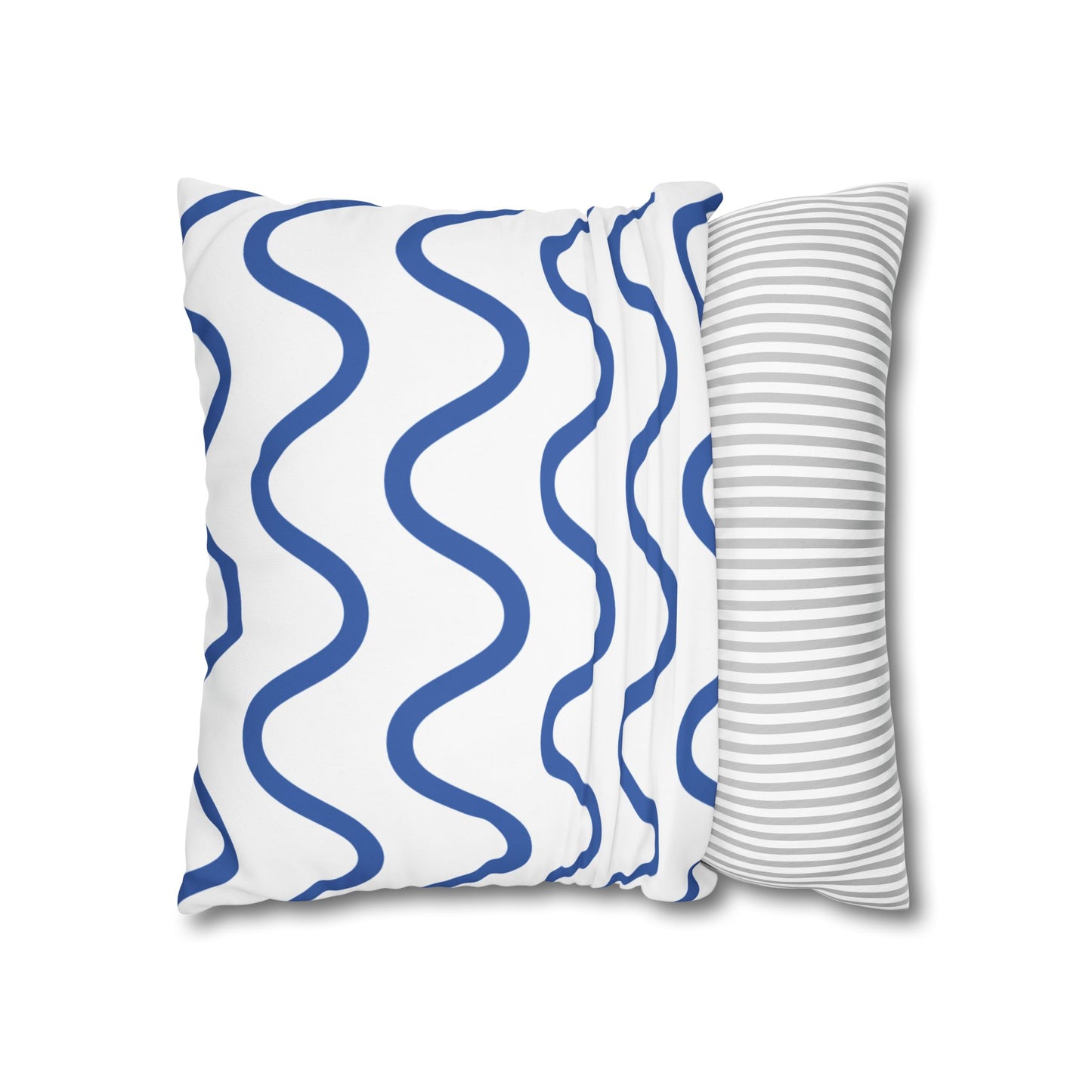 Wave Pattern Decorative Pillowcase | Coastal Vibe, Home Decor, Throw Pillow Cover, Room Accent, Gift for Ocean Lovers