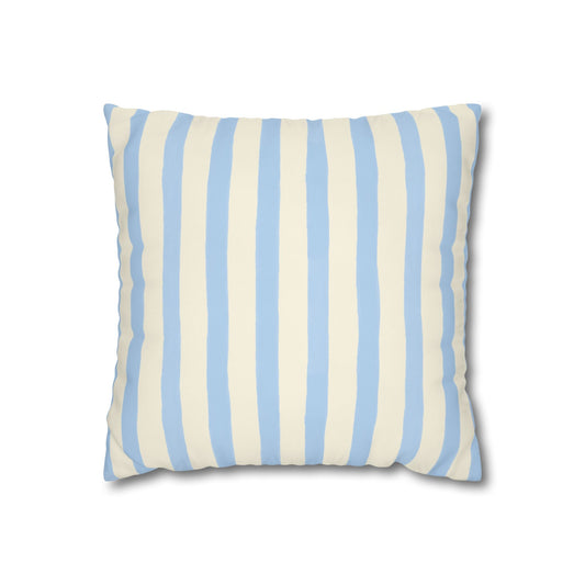 Stripe Patterned Decorative Pillowcase, Cozy Home Decor, Nautical Accent, Living Room Accessory, Perfect for Gifts and Resale