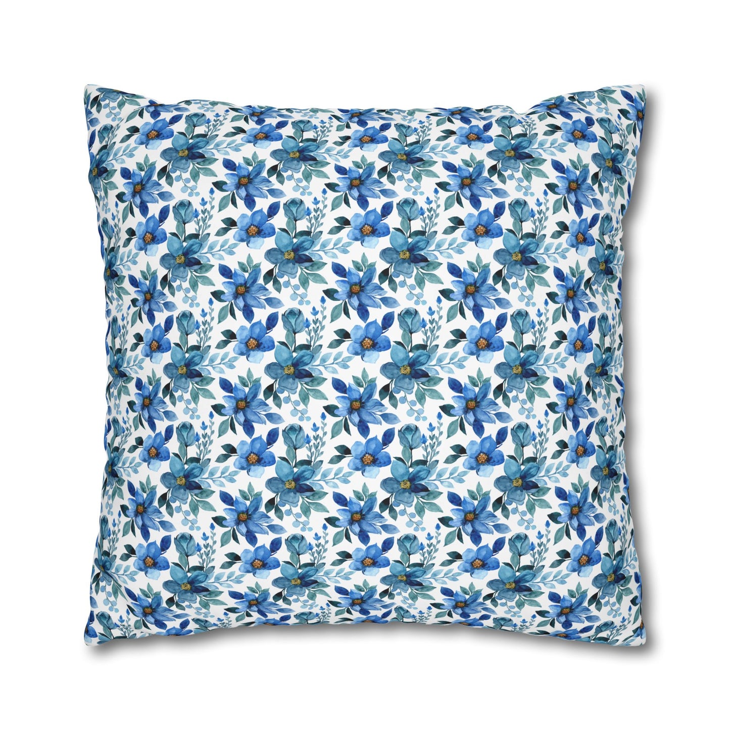 Floral Square Pillowcase | Cozy Home Decor, Gift for Relaxation, Boho Bedroom Accent, Housewarming Present, Summer Vibes