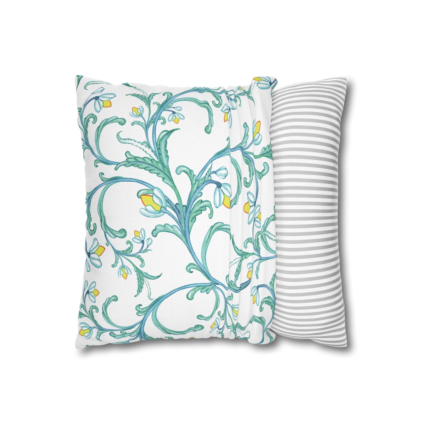 Blue Yellow Kissed Dragonfly Decorative Pillowcase | Home Decor, Gifts, Nature Lover, Birthday, Housewarming