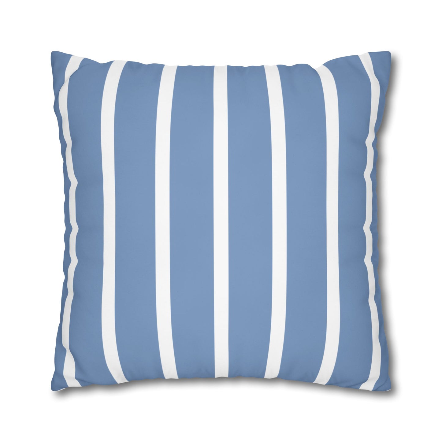 Stylish Striped Throw Pillowcase, Decorative Cushion Cover, Modern Home Decor, Blue Stripe Accent Pillow, Gift for Couch Lovers