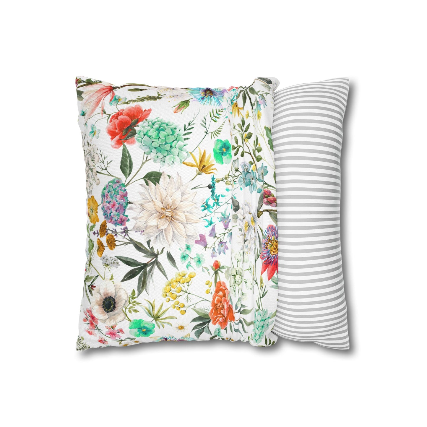 Dragonfly Turquoise and Red Kissed Decor Pillowcase, Home Accent, Gift for Nature Lovers, Bohemian Style, Cozy Living Room Cushion