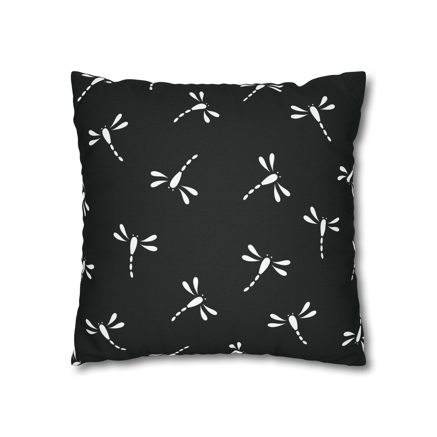 Moonlit Dragonfly Pillowcase - Boho Home Decor, Throw Pillow Cover, Gift for Nature Lovers, Cozy Bedroom Accent, Unique Home Accessories