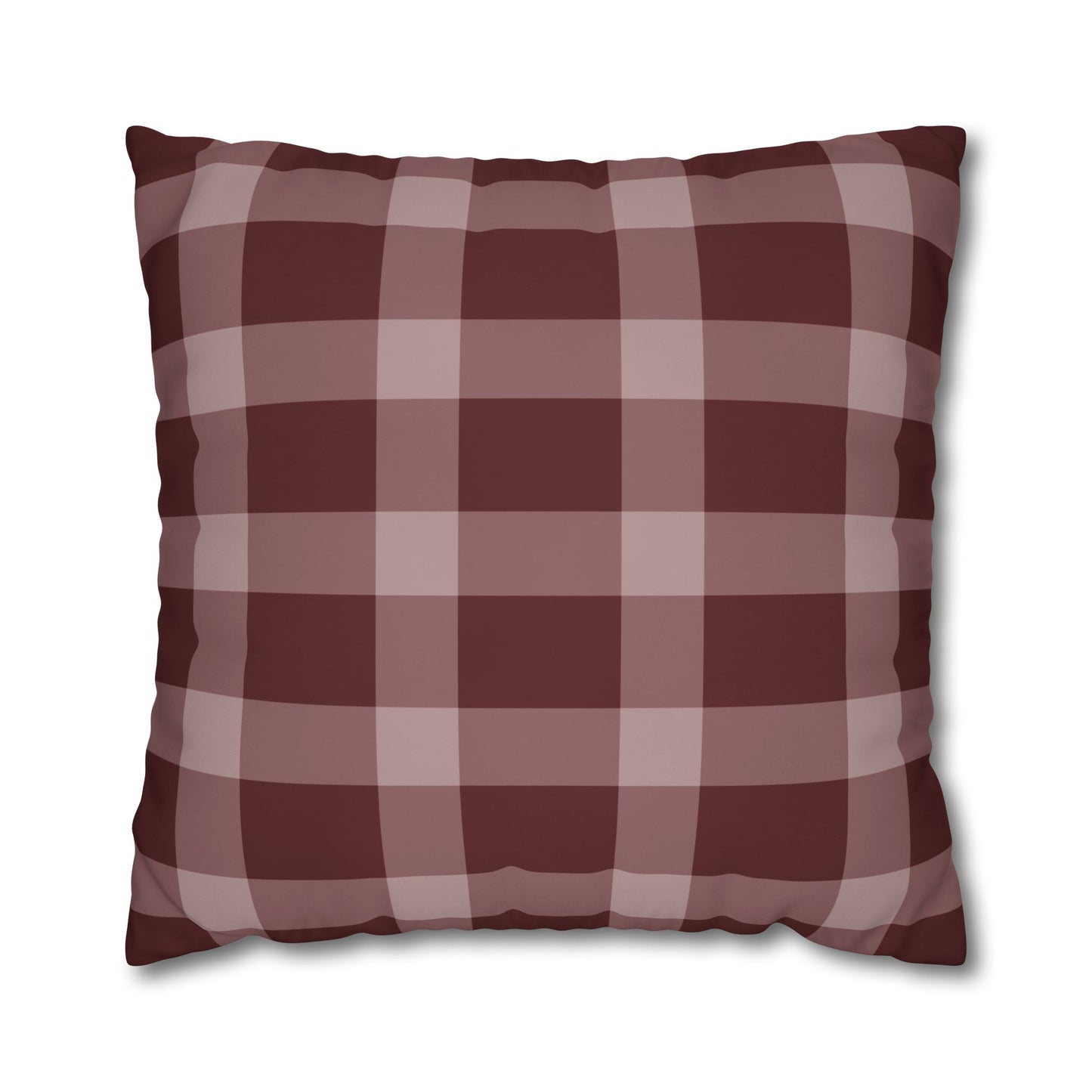 Rustic Checkered Pillowcase, Cozy Home Decor, Farmhouse Style Cushion Cover, Stylish Living Room Accessory, Gift for Weddings, Housewarming
