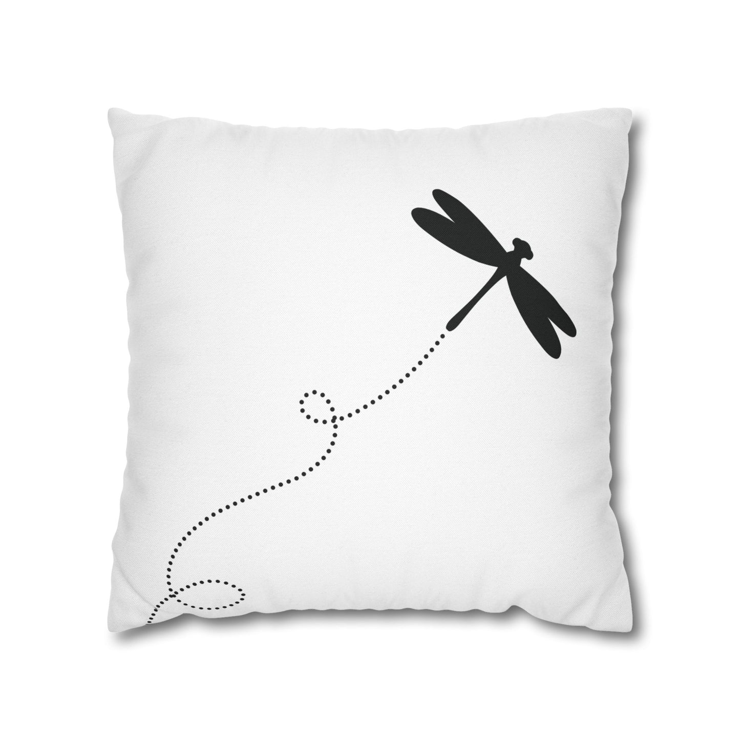 Elegant Dragonfly Pillowcase, Modern Home Decor, Indoor Cushion Cover, Cozy Living Room Accent, Unique Bedroom Gift, Nature-Inspired Decor