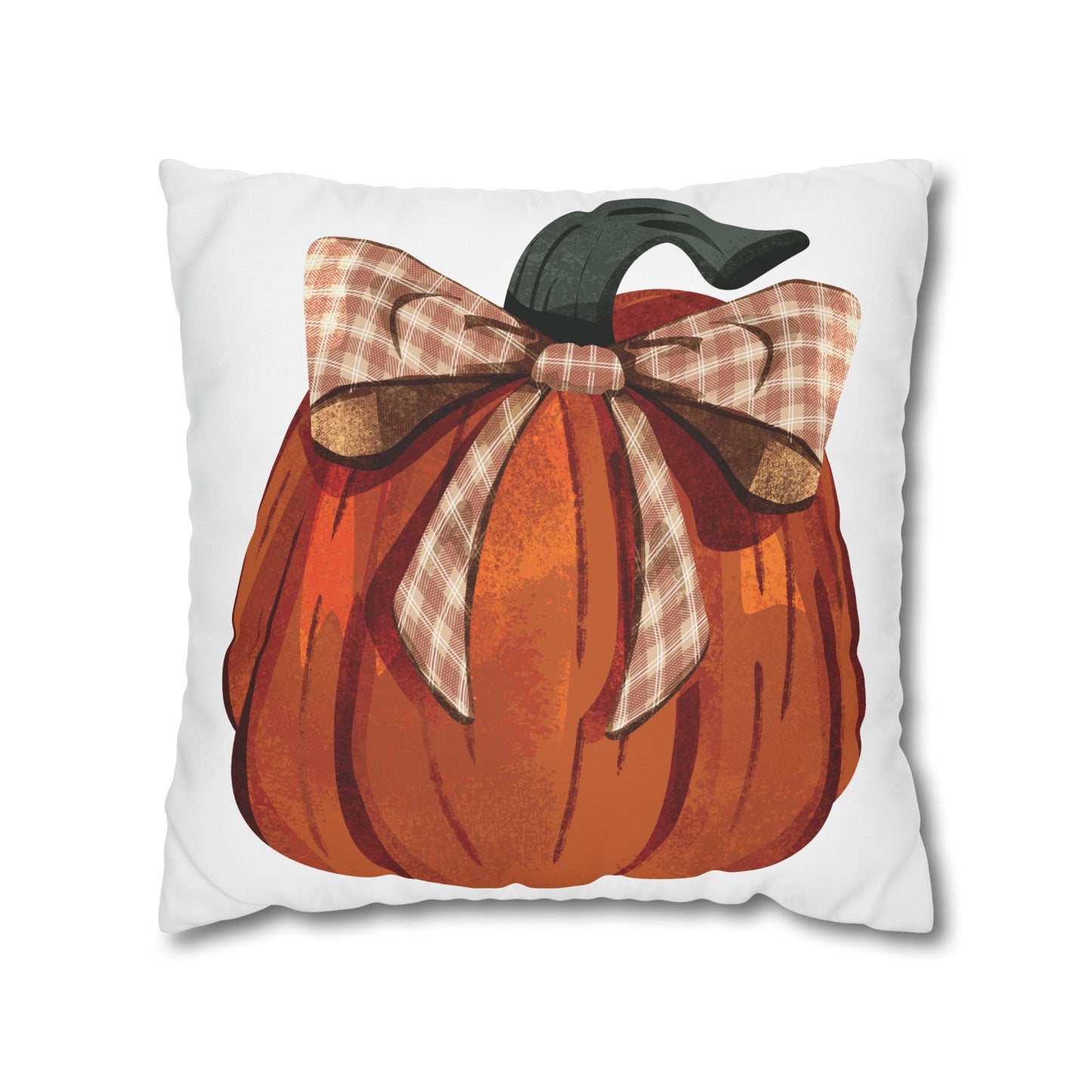 Cozy Fall Pumpkin Pillowcase | Autumn Decor, Thanksgiving Gift, Seasonal Home Accent, Farmhouse Style, Decorative Cushion Cover