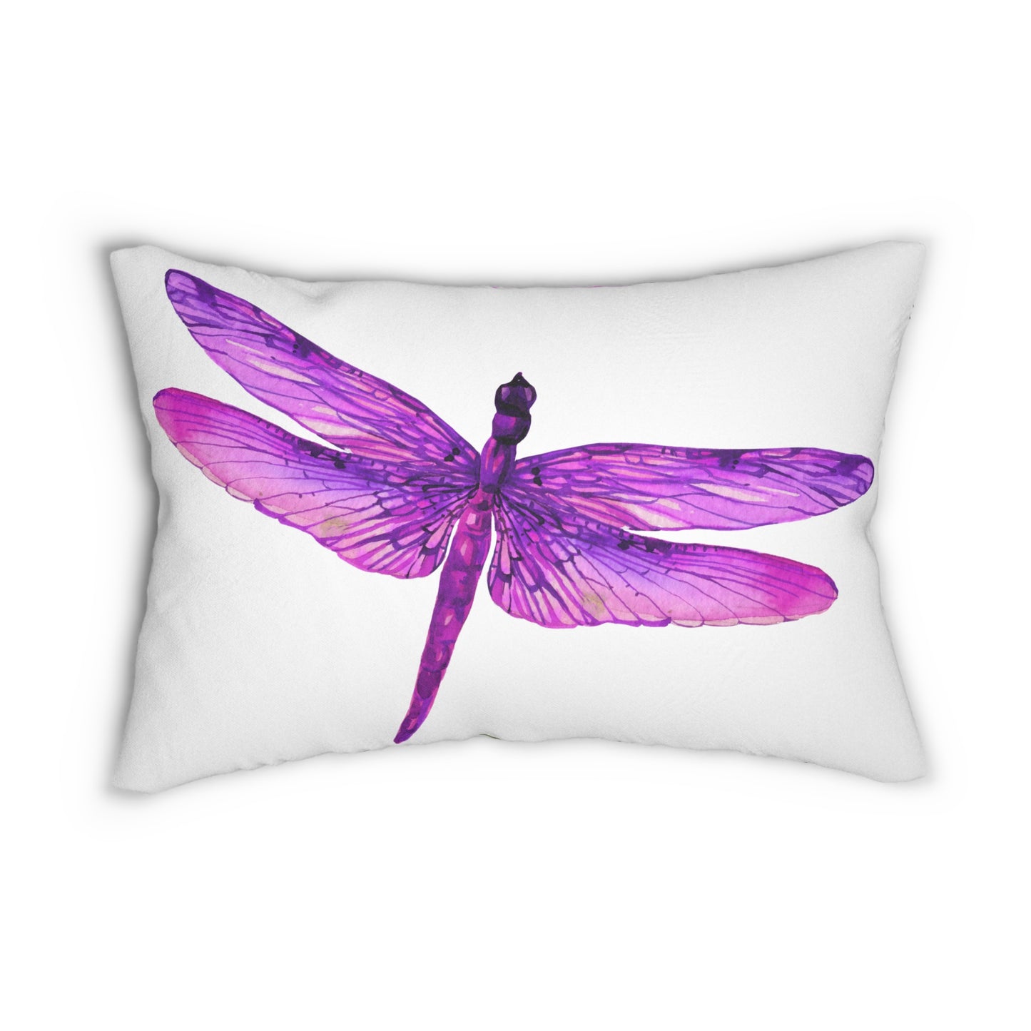 Vibrant Violet Floral and Dragonfly Lumbar Pillow | Decorative Throw Pillow | Home Decor Accent, Gift for Her, Boho Style Decor, Spring Home [...]