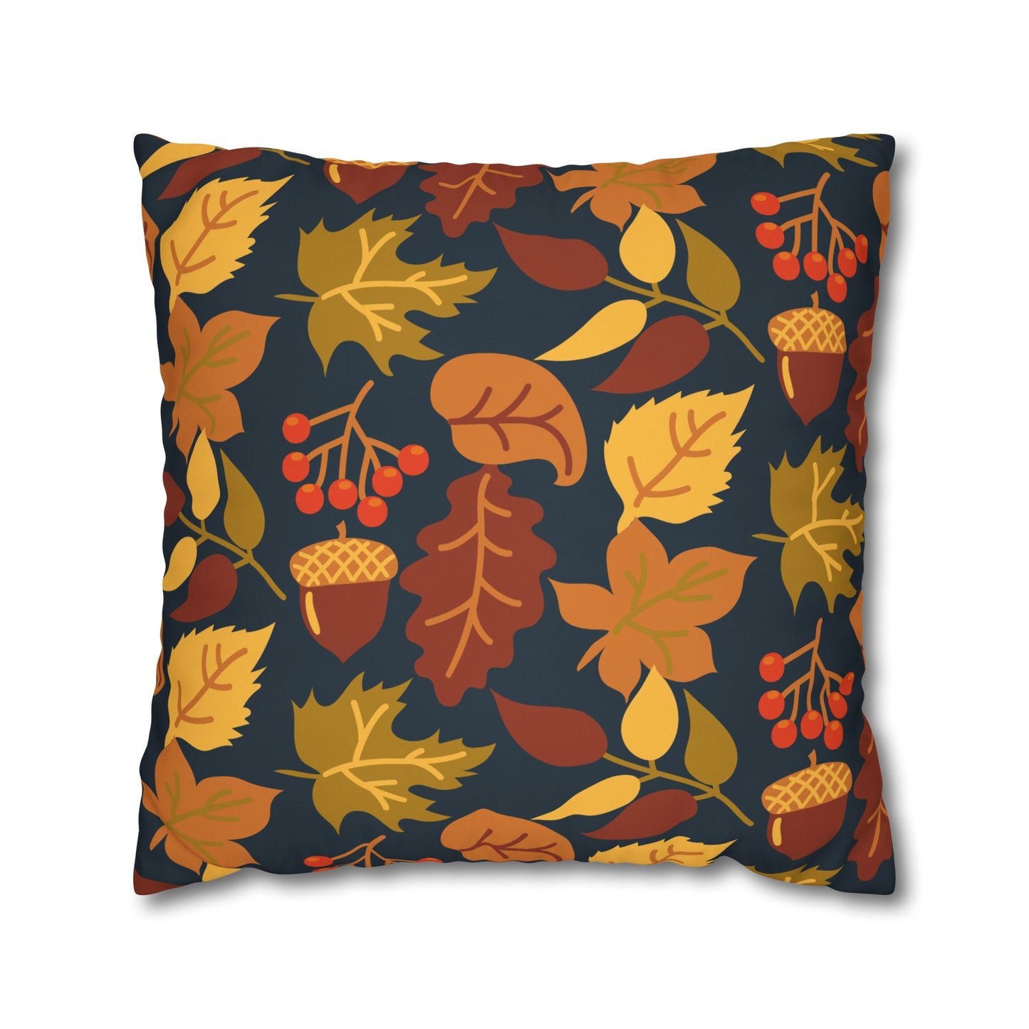 Autumn Leaf Decorative Pillowcase, Cozy Fall Decor, Harvest Home Accent, Thanksgiving Gift, Seasonal Cushion Cover