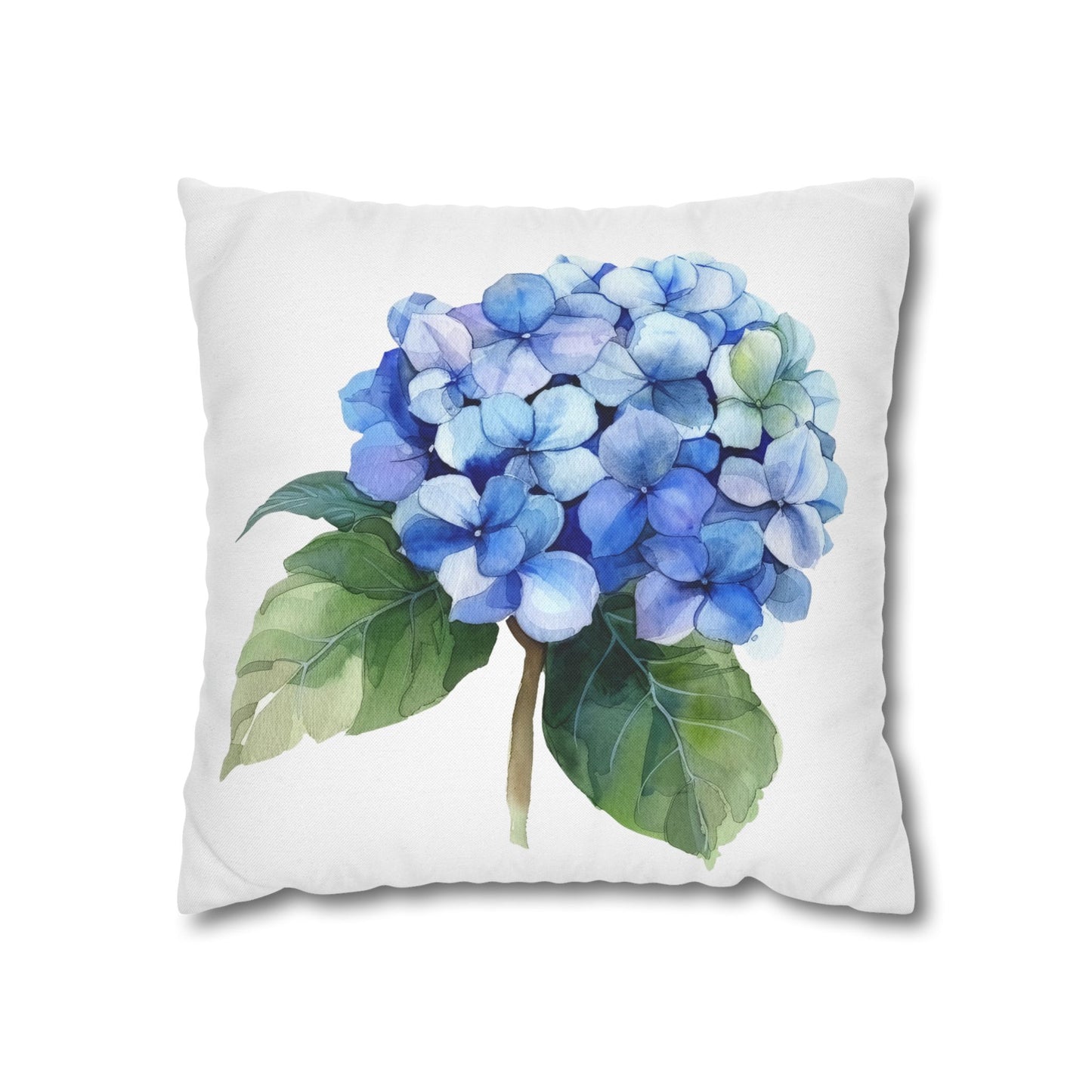 Floral Hydrangea Square Pillowcase - Cozy Home Decor