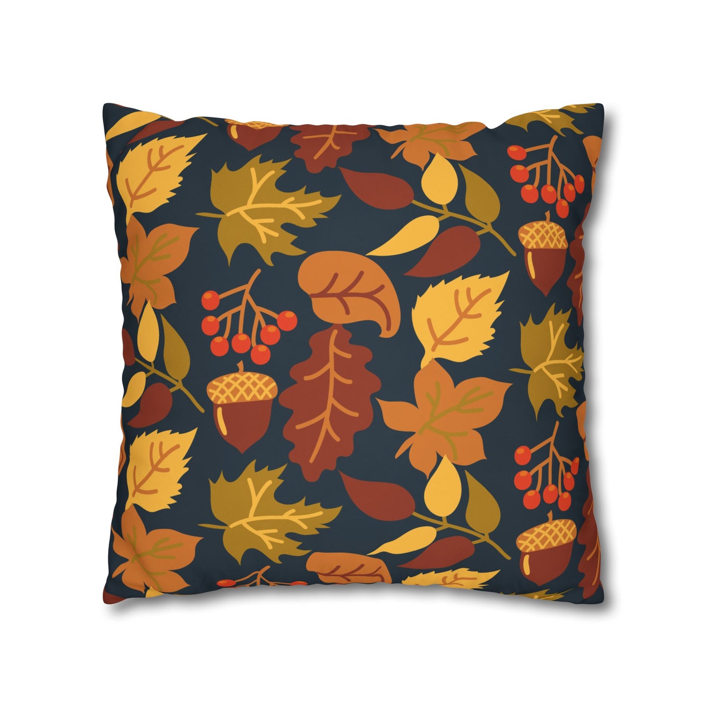 Autumn Leaf Decorative Pillowcase, Cozy Fall Decor, Harvest Home Accent, Thanksgiving Gift, Seasonal Cushion Cover