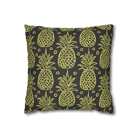 Tropical Pineapple Pillowcase - Cozy Home Decor for Summer, Beach House, Gifts for Friends, Lounge, Hotel Decor