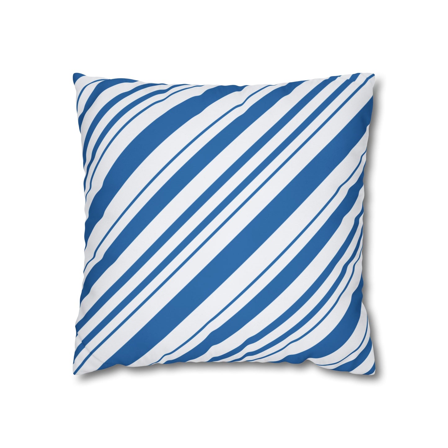 Stylish Blue Striped Pillowcase, Modern Home Décor, Cozy Couch Accessory, Gift for Housewarming, Nautical Theme Decoration