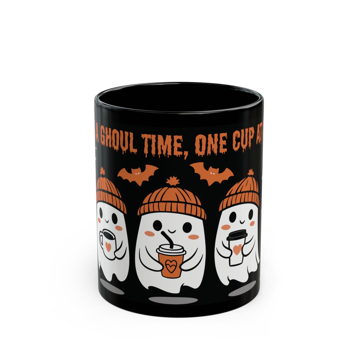 Halloween Ghost Mug - Whimsical Black Coffee Cup, Cute Spooky Drinkware, Perfect for Halloween Parties, Unique Gift for Witchy [...]