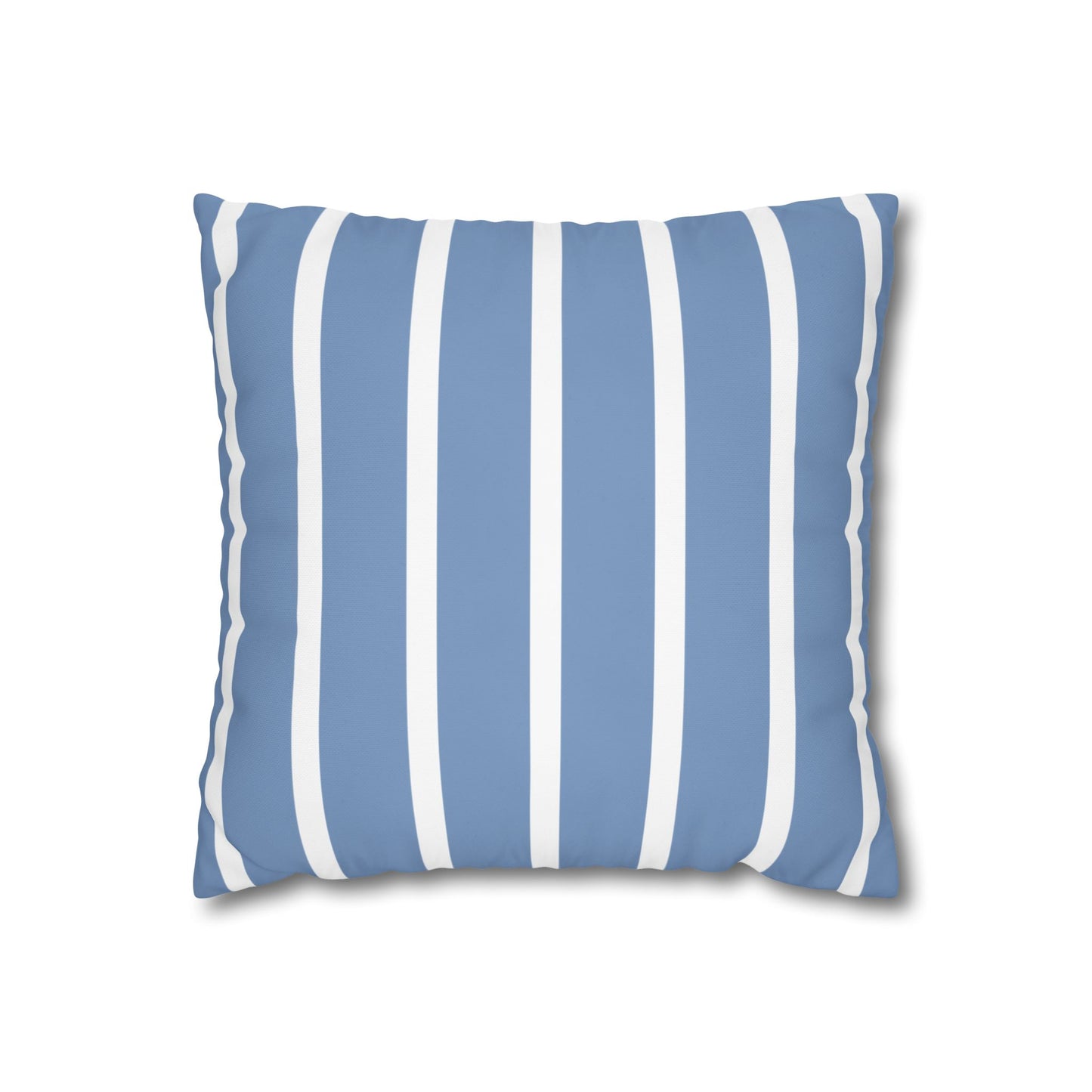 Stylish Striped Throw Pillowcase, Decorative Cushion Cover, Modern Home Decor, Blue Stripe Accent Pillow, Gift for Couch Lovers