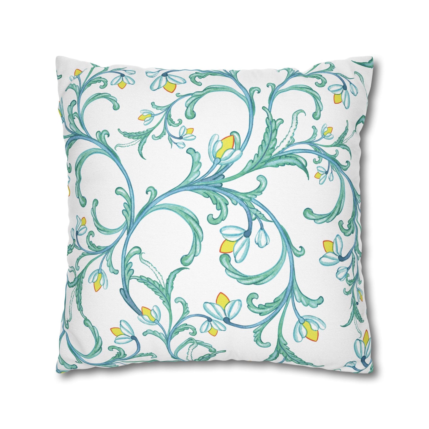 Blue Yellow Kissed Dragonfly Decorative Pillowcase | Home Decor, Gifts, Nature Lover, Birthday, Housewarming