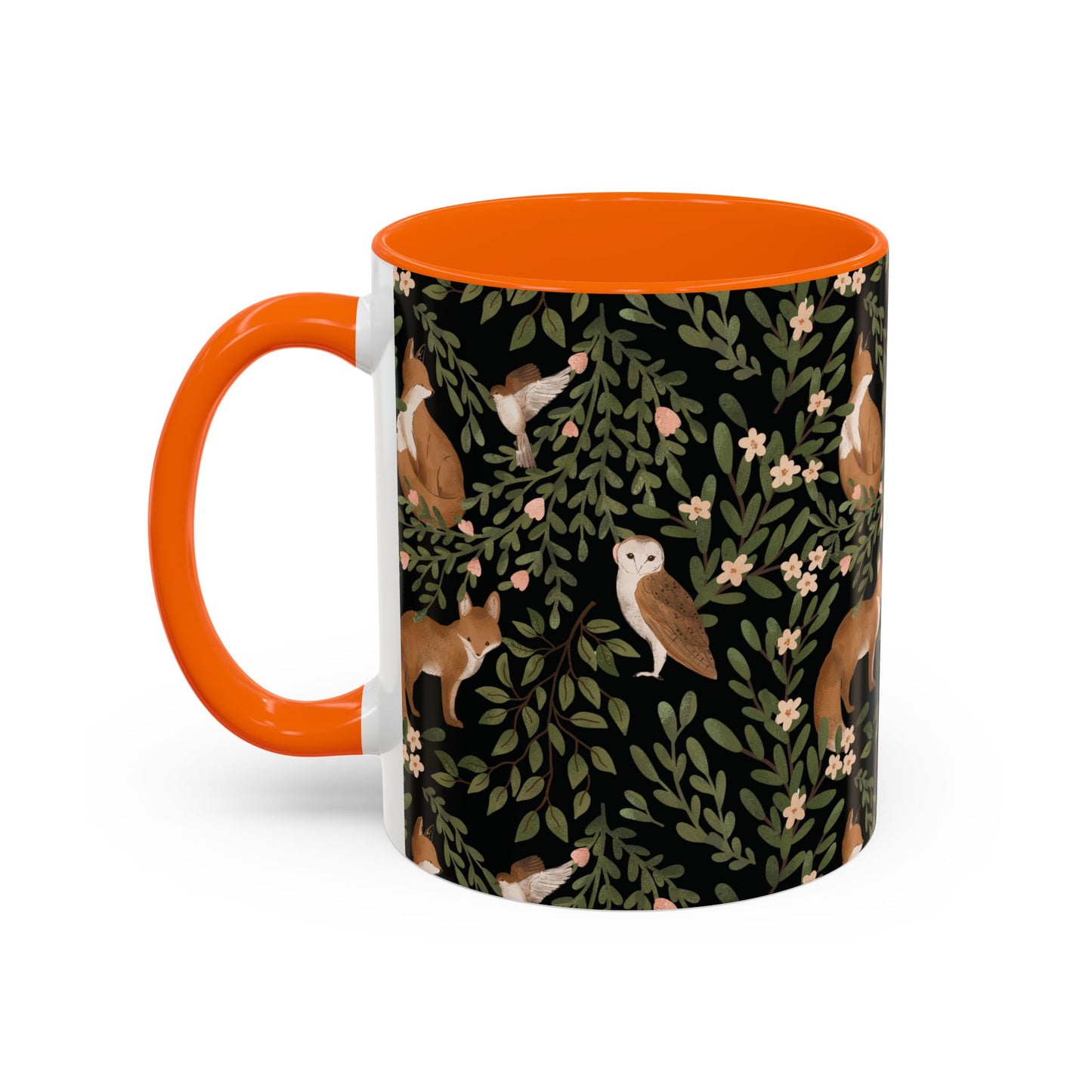 Mug - Little Fox and Owl Woodland Scene Coffee Cup