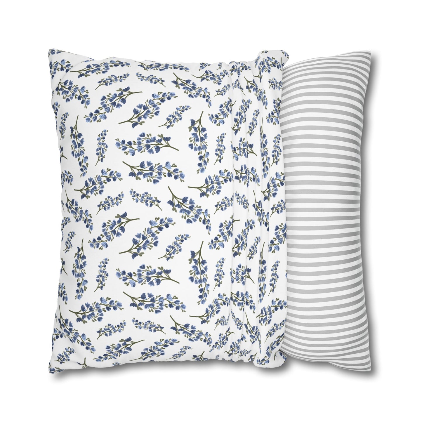 Floral Patterned Throw Pillowcase, Square Decor, Home Accent, Living Room Cushion, Gift for Homeowners, Cozy Decor