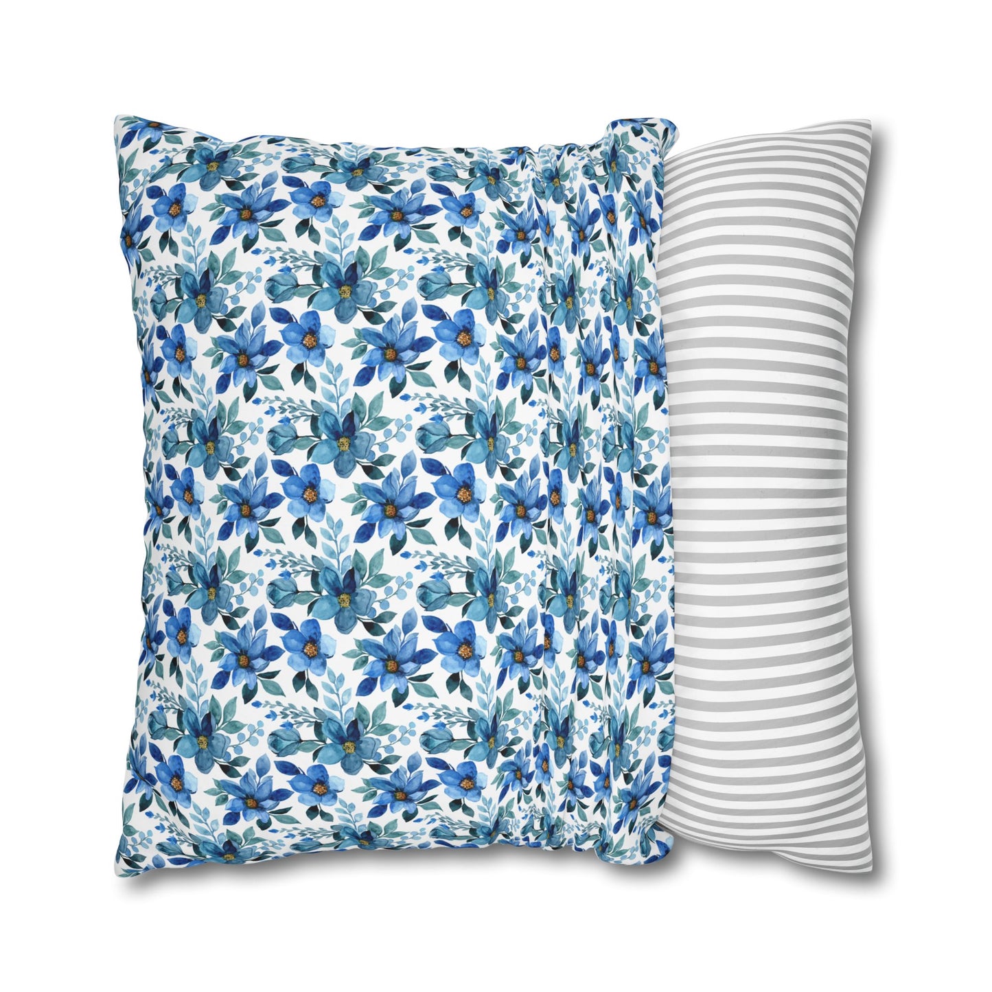 Floral Square Pillowcase | Cozy Home Decor, Gift for Relaxation, Boho Bedroom Accent, Housewarming Present, Summer Vibes