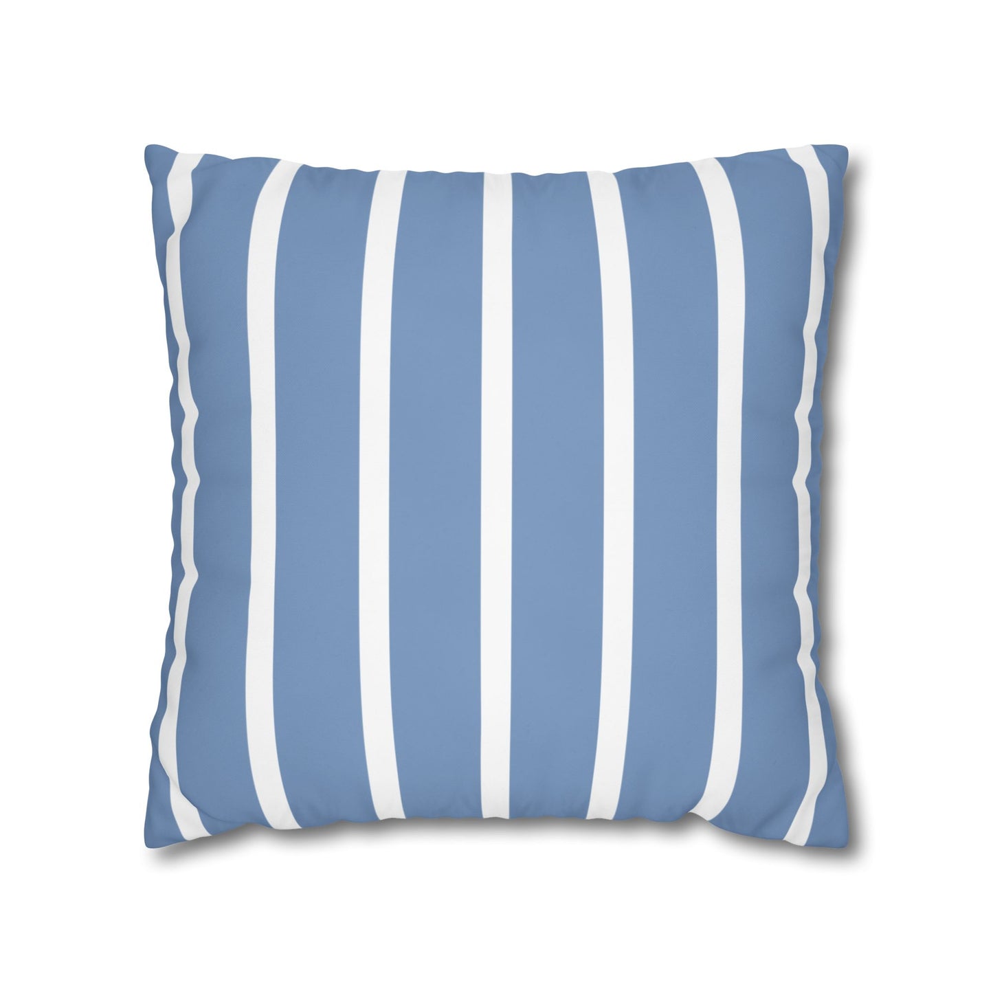 Stylish Striped Throw Pillowcase, Decorative Cushion Cover, Modern Home Decor, Blue Stripe Accent Pillow, Gift for Couch Lovers
