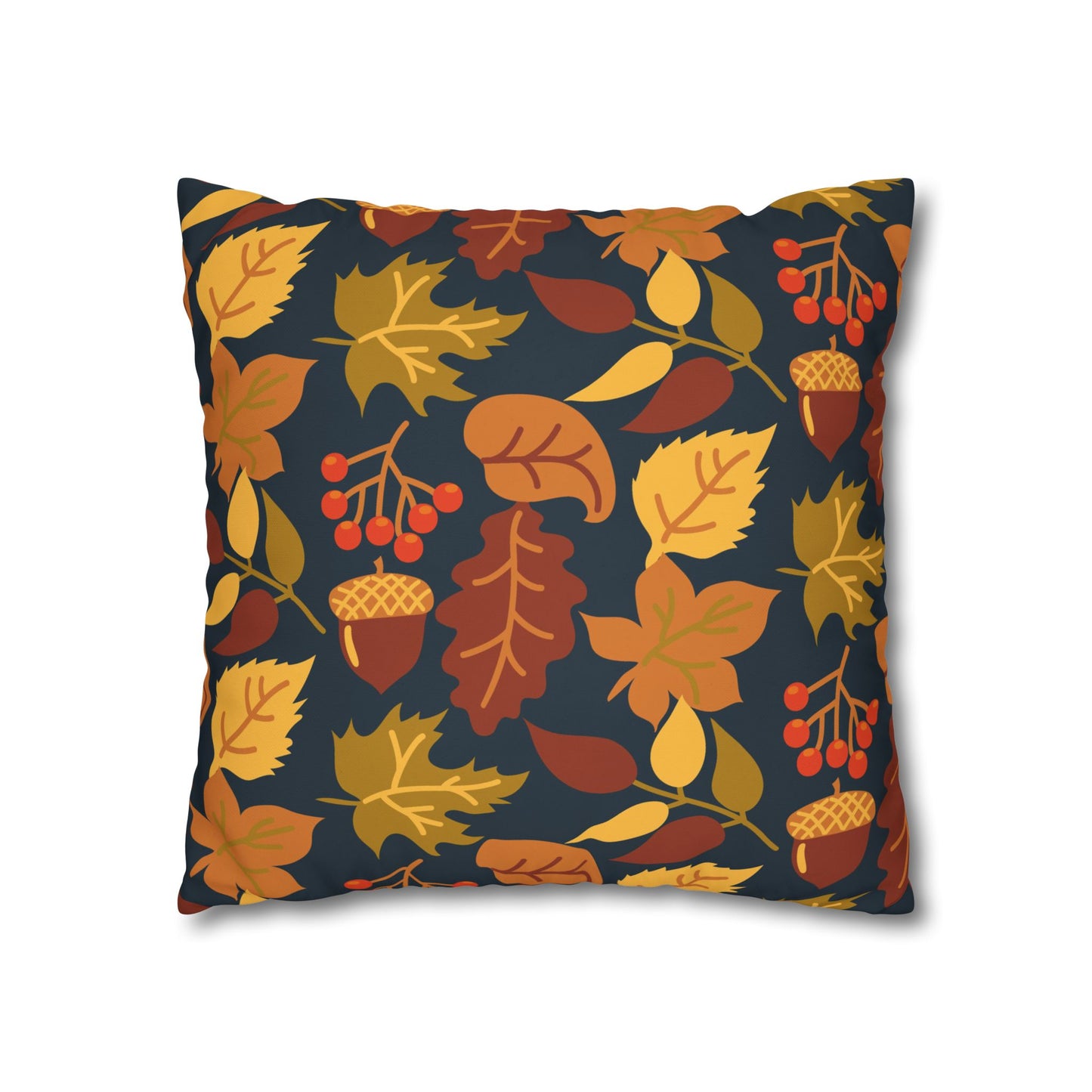 Autumn Leaf Decorative Pillowcase, Cozy Fall Decor, Harvest Home Accent, Thanksgiving Gift, Seasonal Cushion Cover