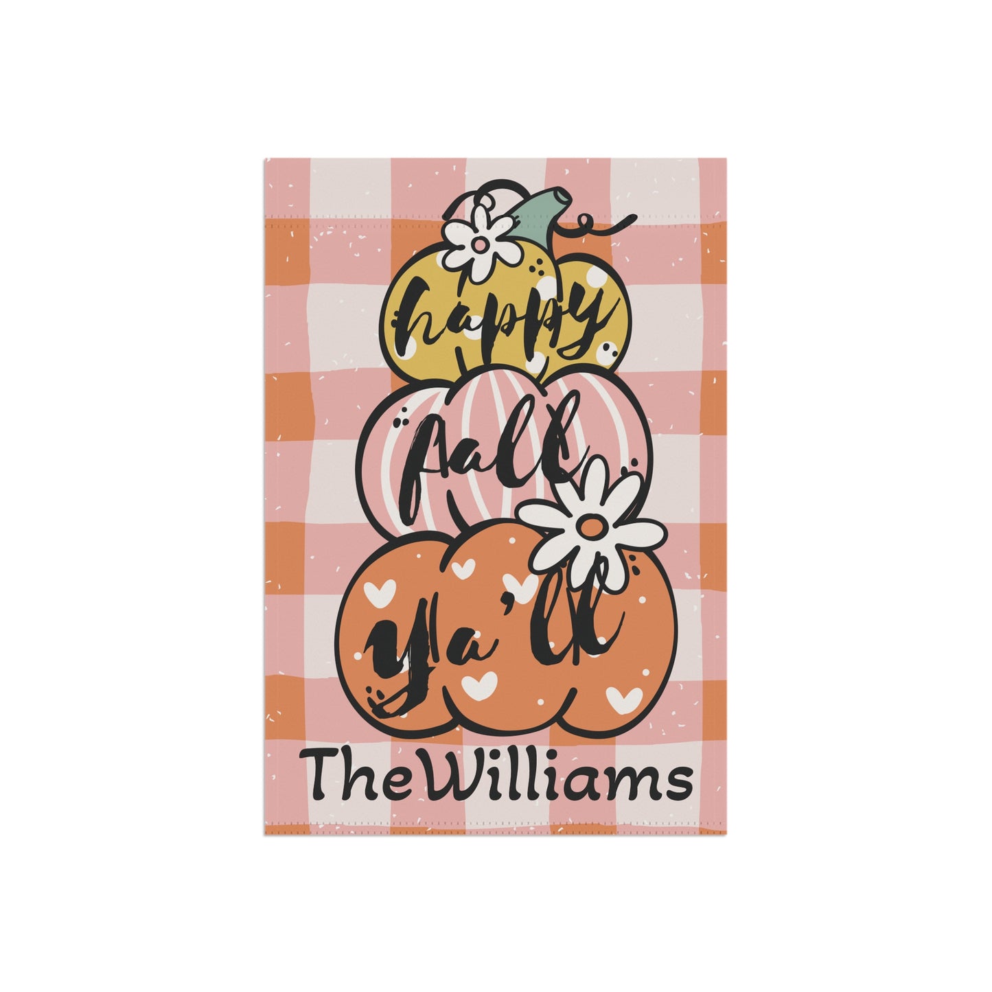 Autumn Garden Flag, Fall Decor, Seasonal Outdoor Banner, Thanksgiving Yard Sign, Happy Fall Y'all