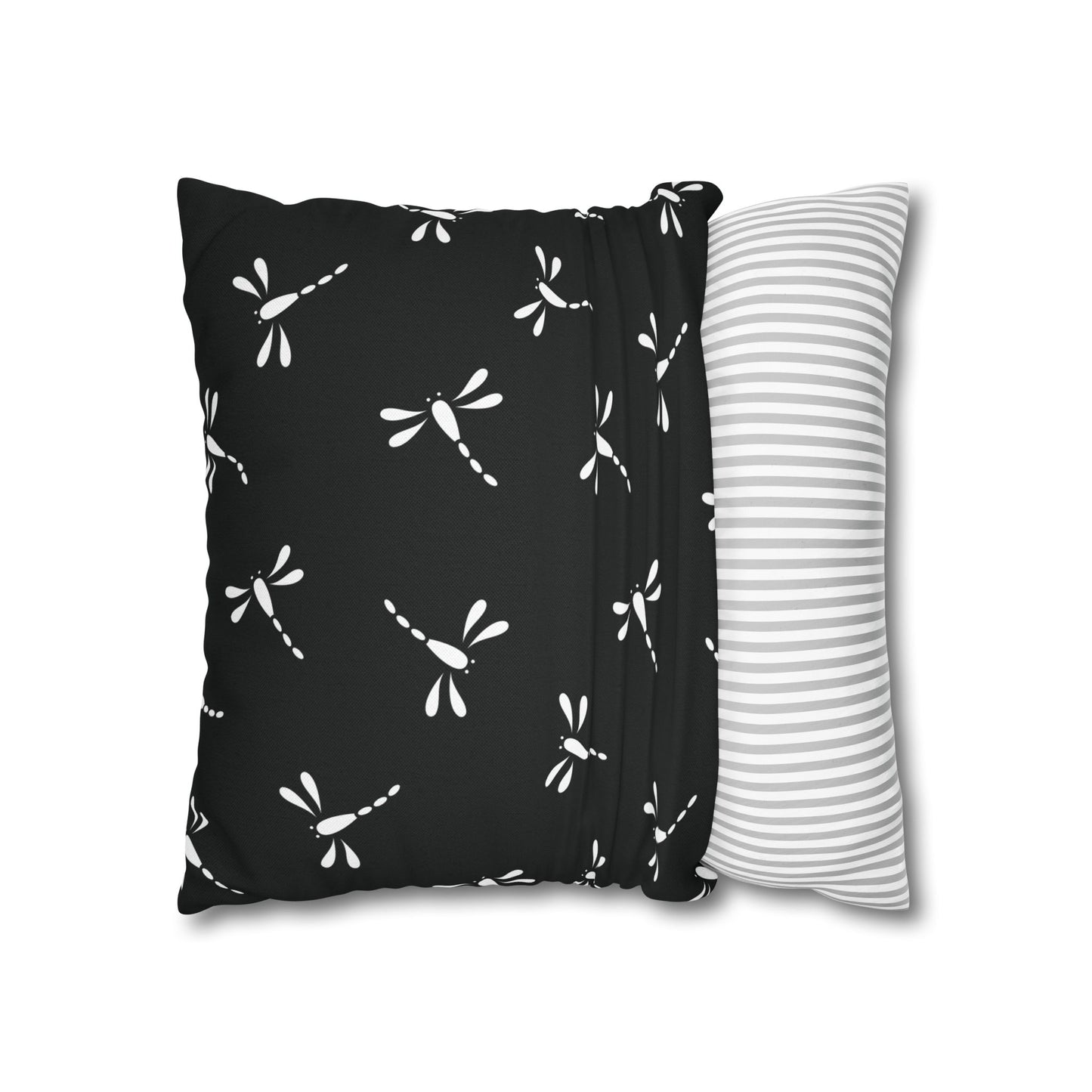 Moonlit Dragonfly Pillowcase - Boho Home Decor, Throw Pillow Cover, Gift for Nature Lovers, Cozy Bedroom Accent, Unique Home Accessories