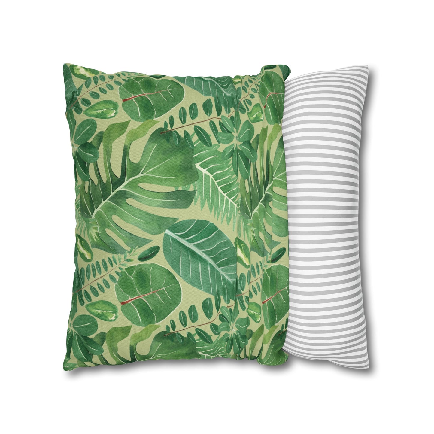 Tropical Floral Pillowcase | Decorative Home Accent, Botanical Throw Pillow, Bohemian Décor, Gift for Plant Lovers, Summer Home Style
