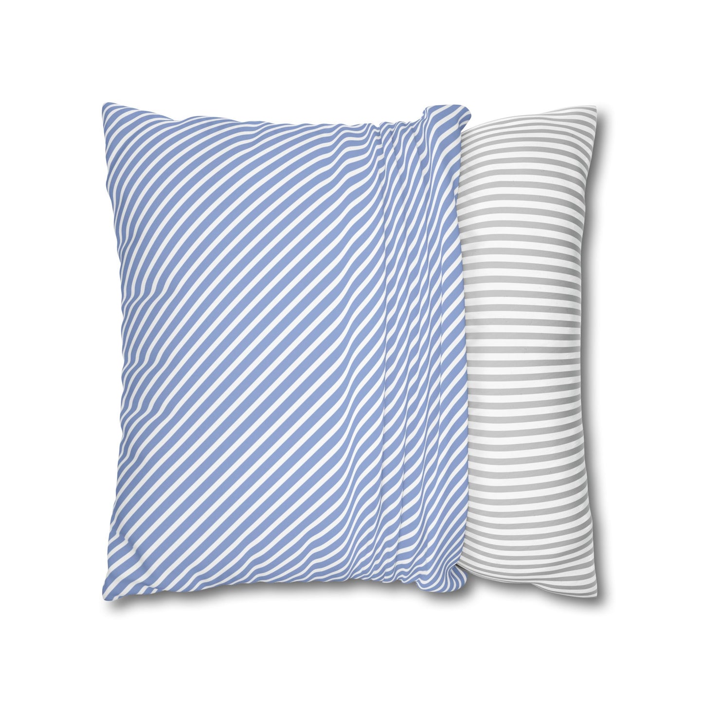 Blue Stripe Decorative Pillowcase, Cozy Throw Cushion Cover for Living Room, Home Decor, Gift for Housewarming, Birthday